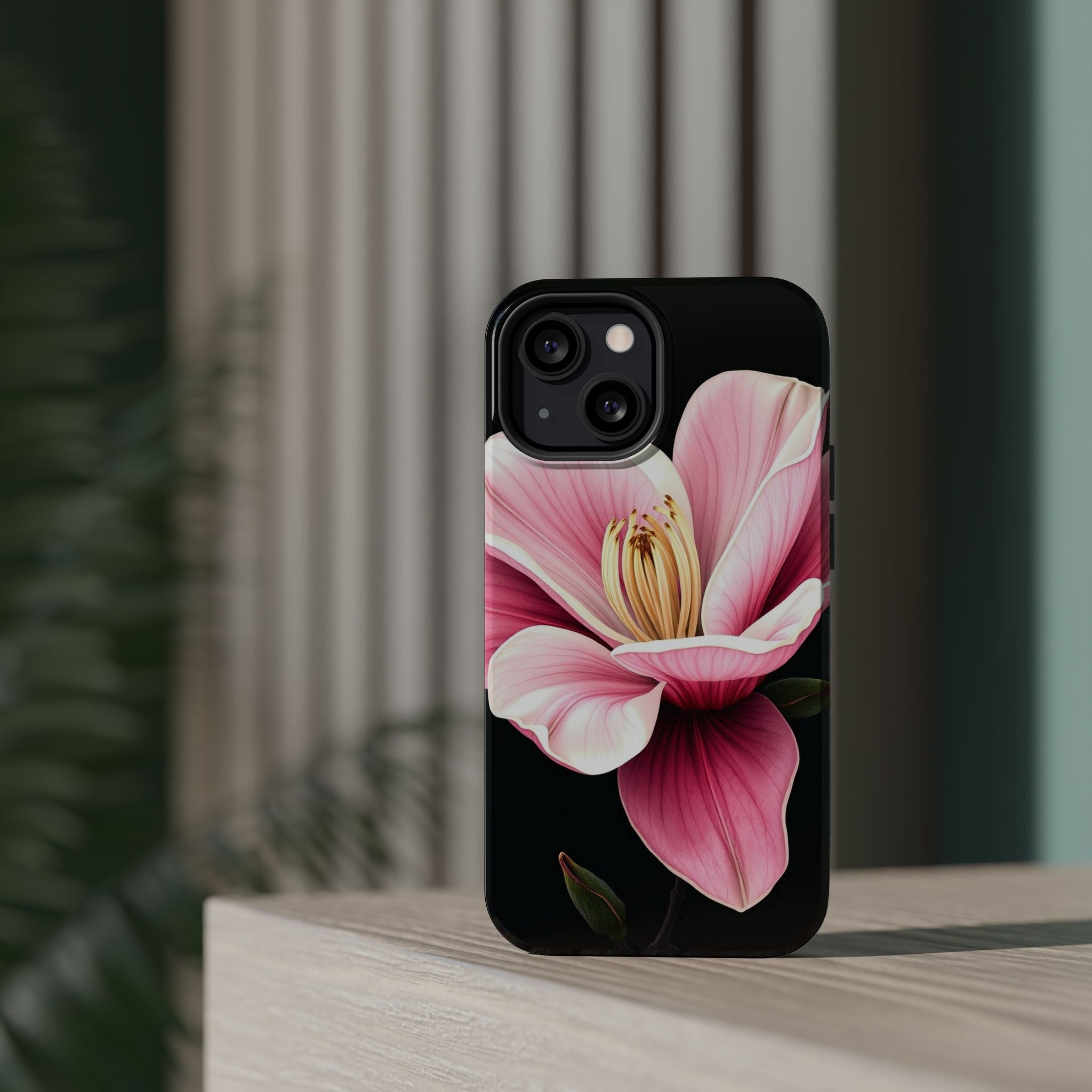 iPhone Magnolia Dream Dark Gothic Ink Slim Everyday Designer Case · iPhone Case