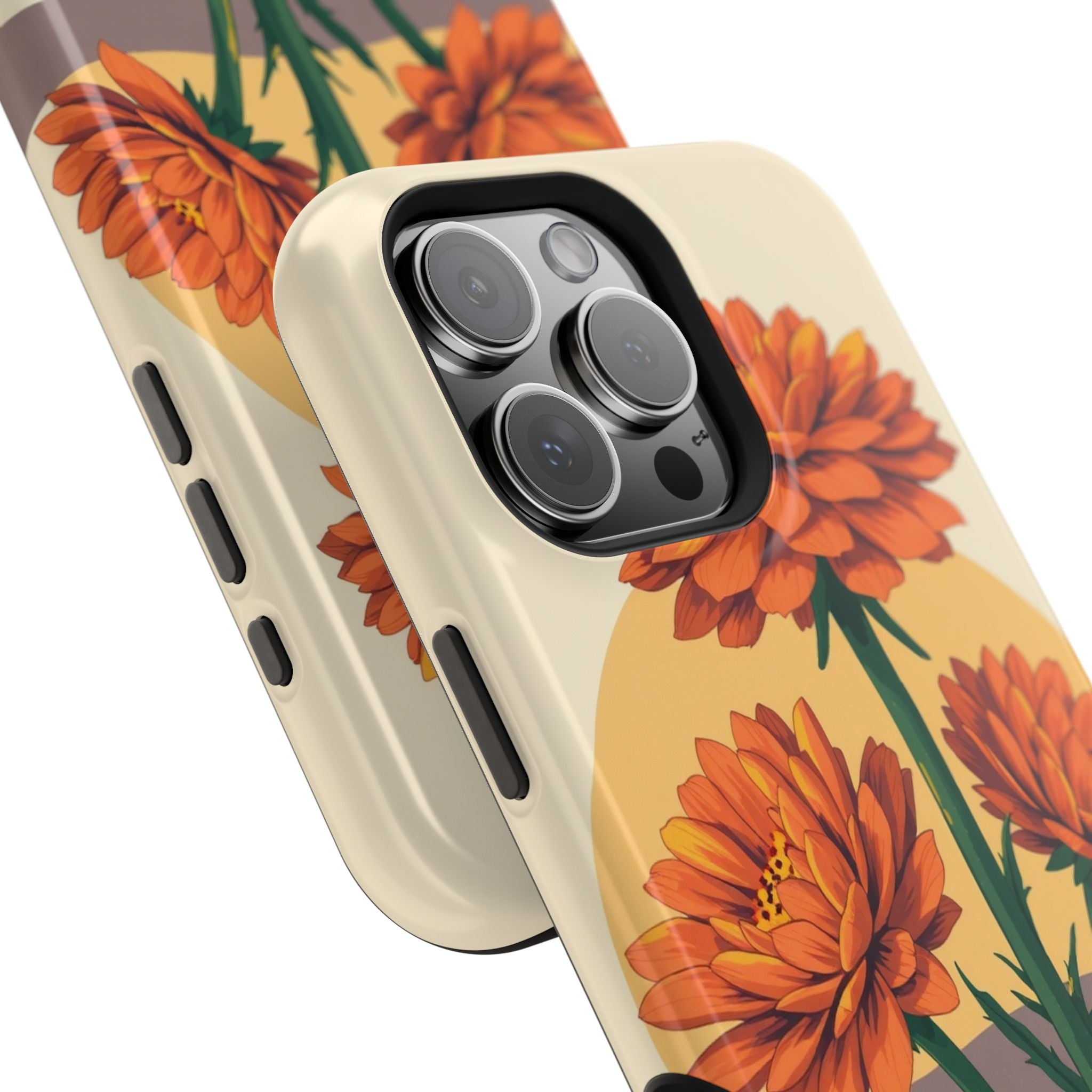 iPhone Ranunculus Stack Bold Art Bold Modern Everyday Snap Case · iPhone Case