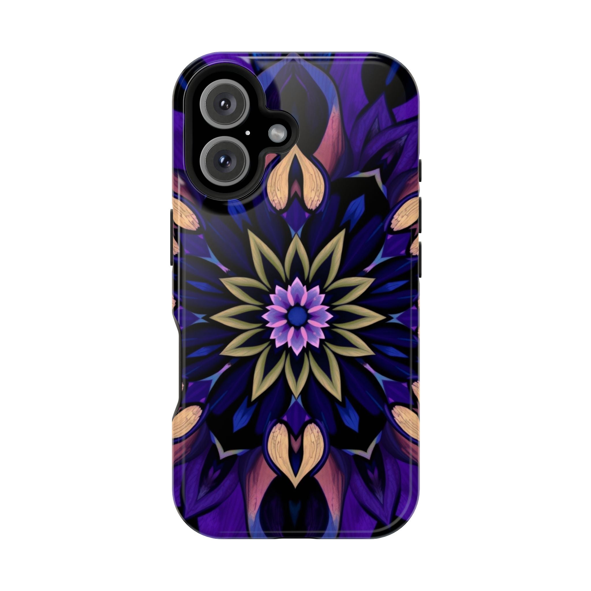 iPhone Floral Mandala Mystic Art Bold Modern Everyday Snap Case · iPhone Case
