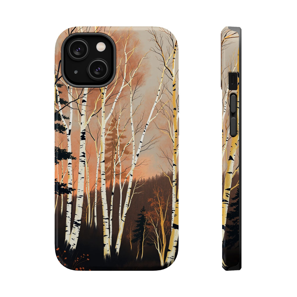 iPhone Birch Grove Mystic Art 14 Bold Modern Everyday Snap Case · iPhone Case