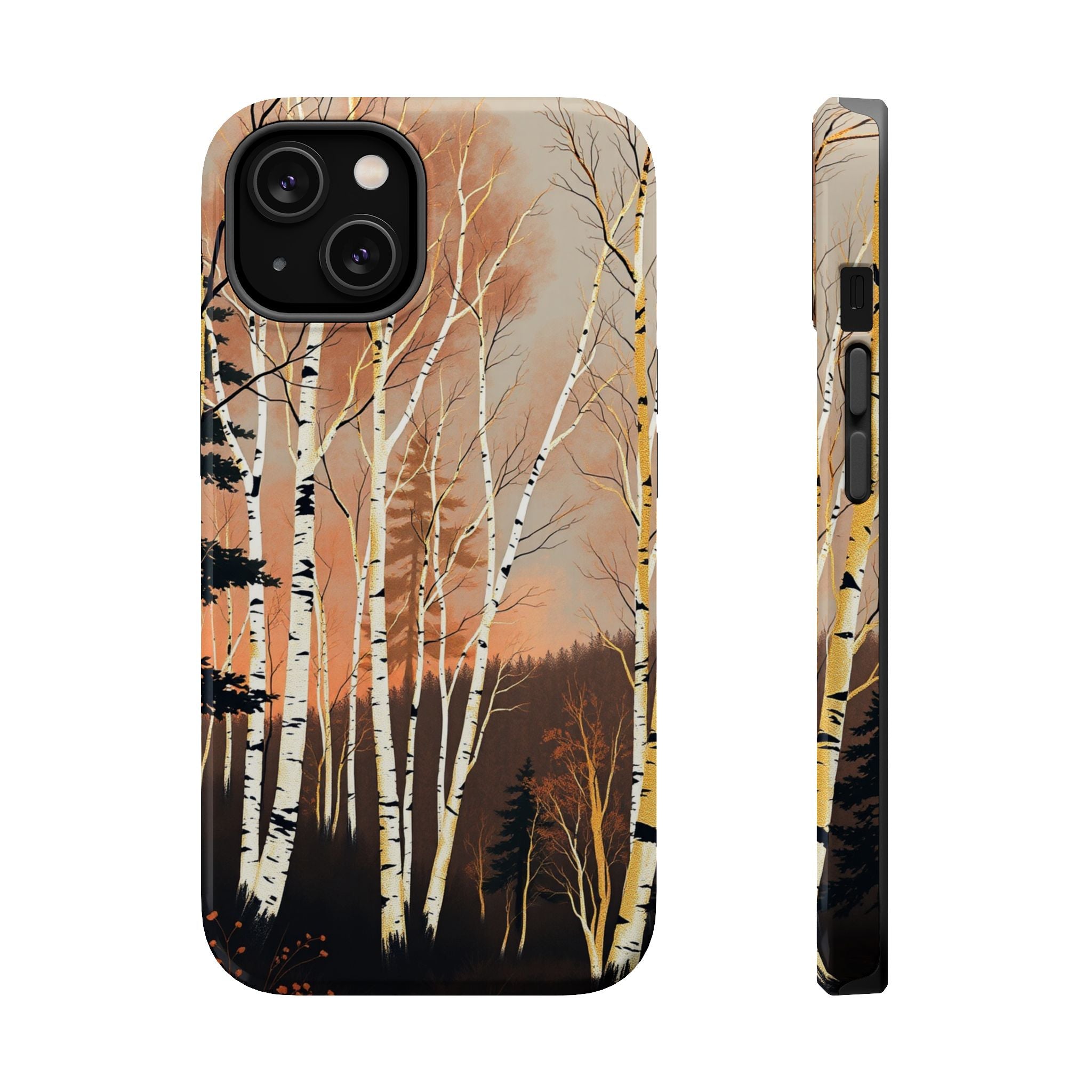 iPhone Birch Grove Mystic Art 14 Bold Modern Everyday Snap Case · iPhone Case