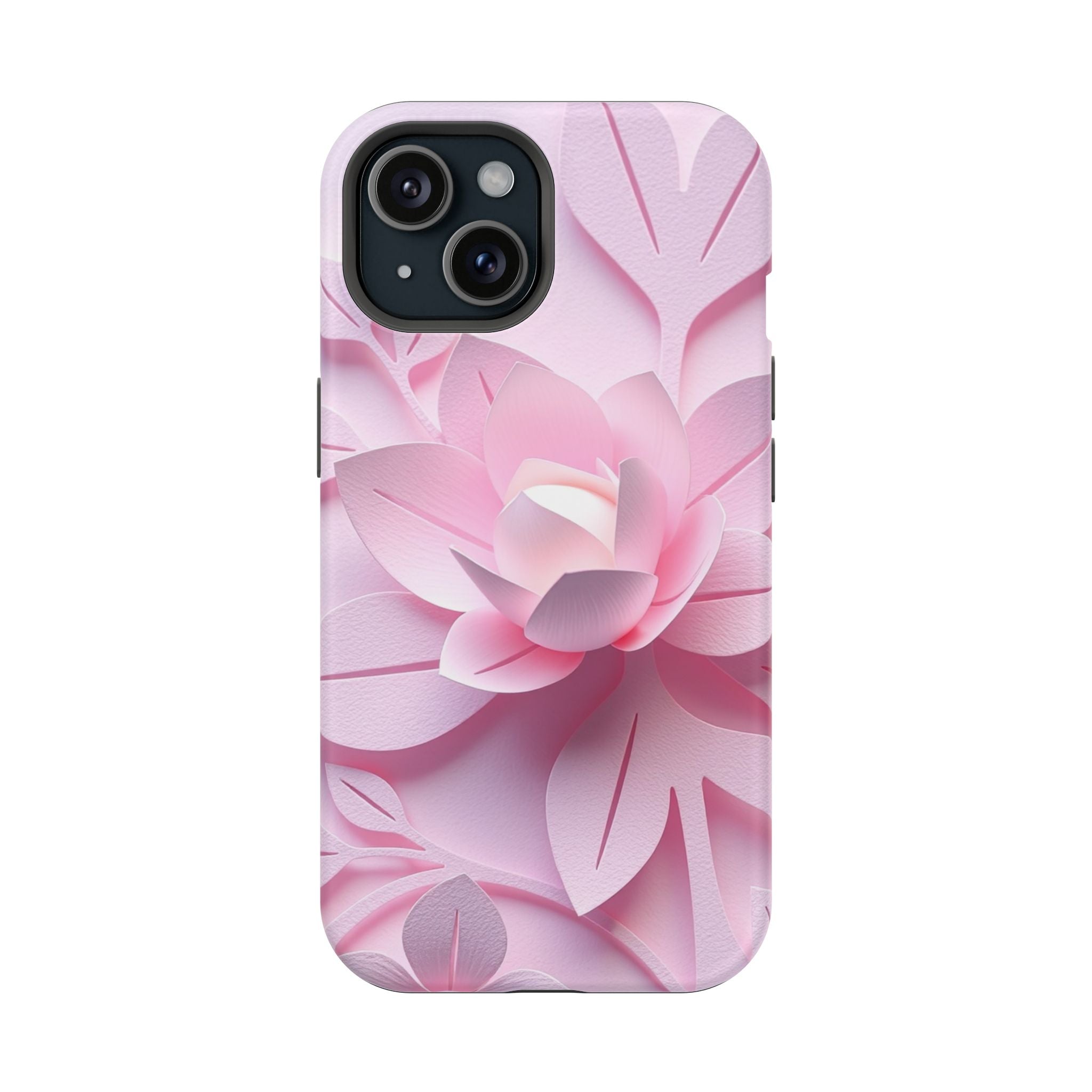iPhone Floral Geometric Paper Cut Art Slim Everyday Designer Case · iPhone Case