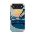 iPhone Sunset Drive 80s Pop Art Bold Slim Everyday Designer Case · iPhone Case