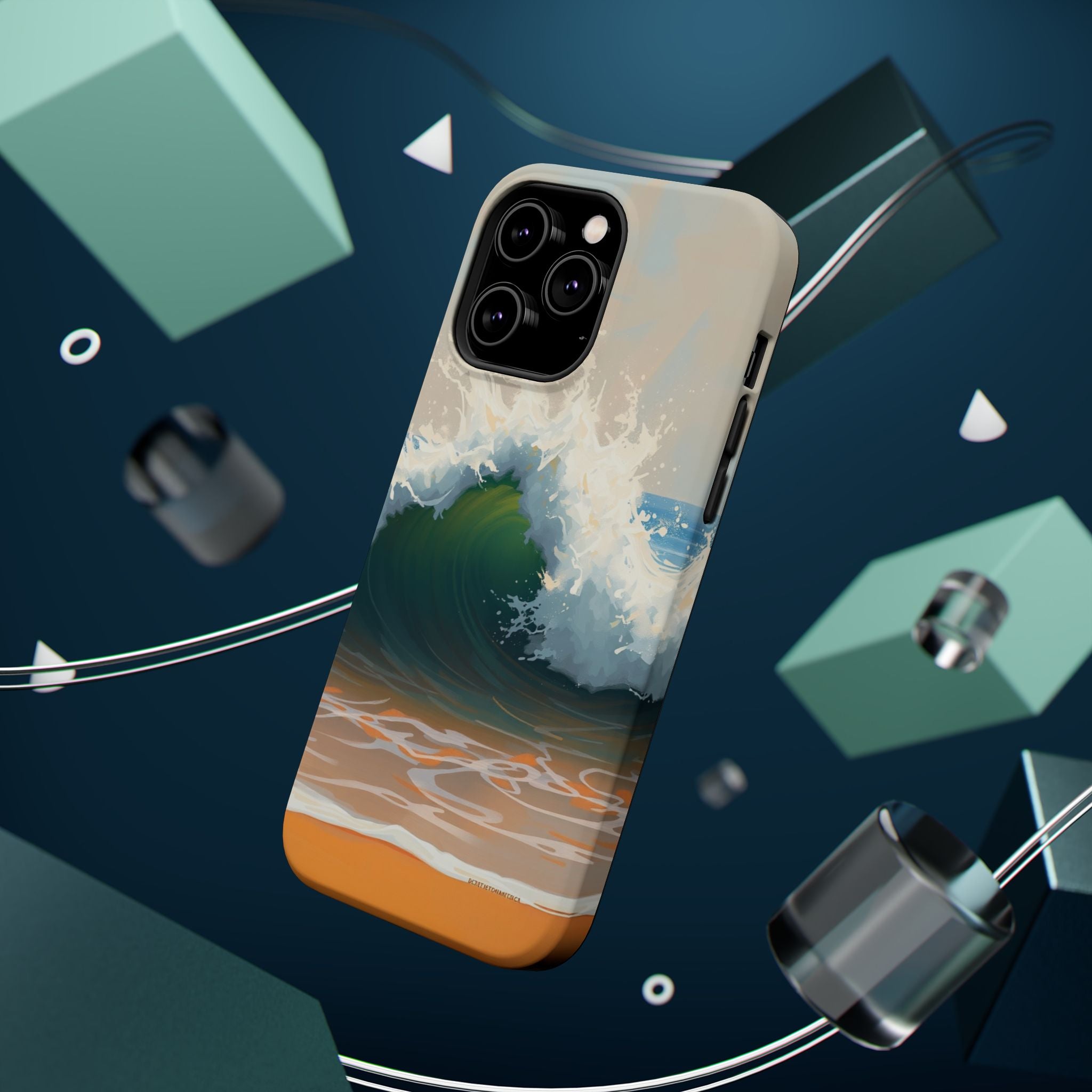 iPhone Radiant Ocean Wave Crash Design Slim Everyday Designer Case · iPhone Case