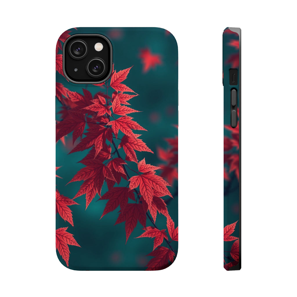 iPhone Autumn Maple Dark Academia Bold Modern Everyday Snap Case · iPhone Case