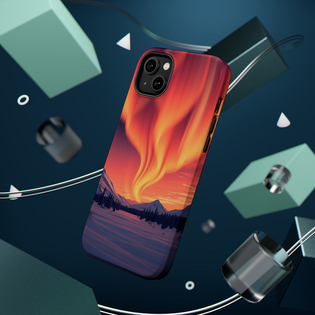 iPhone Sunset Amber And Peach Northern Lights Slim iPhone Everyday · iPhone Case