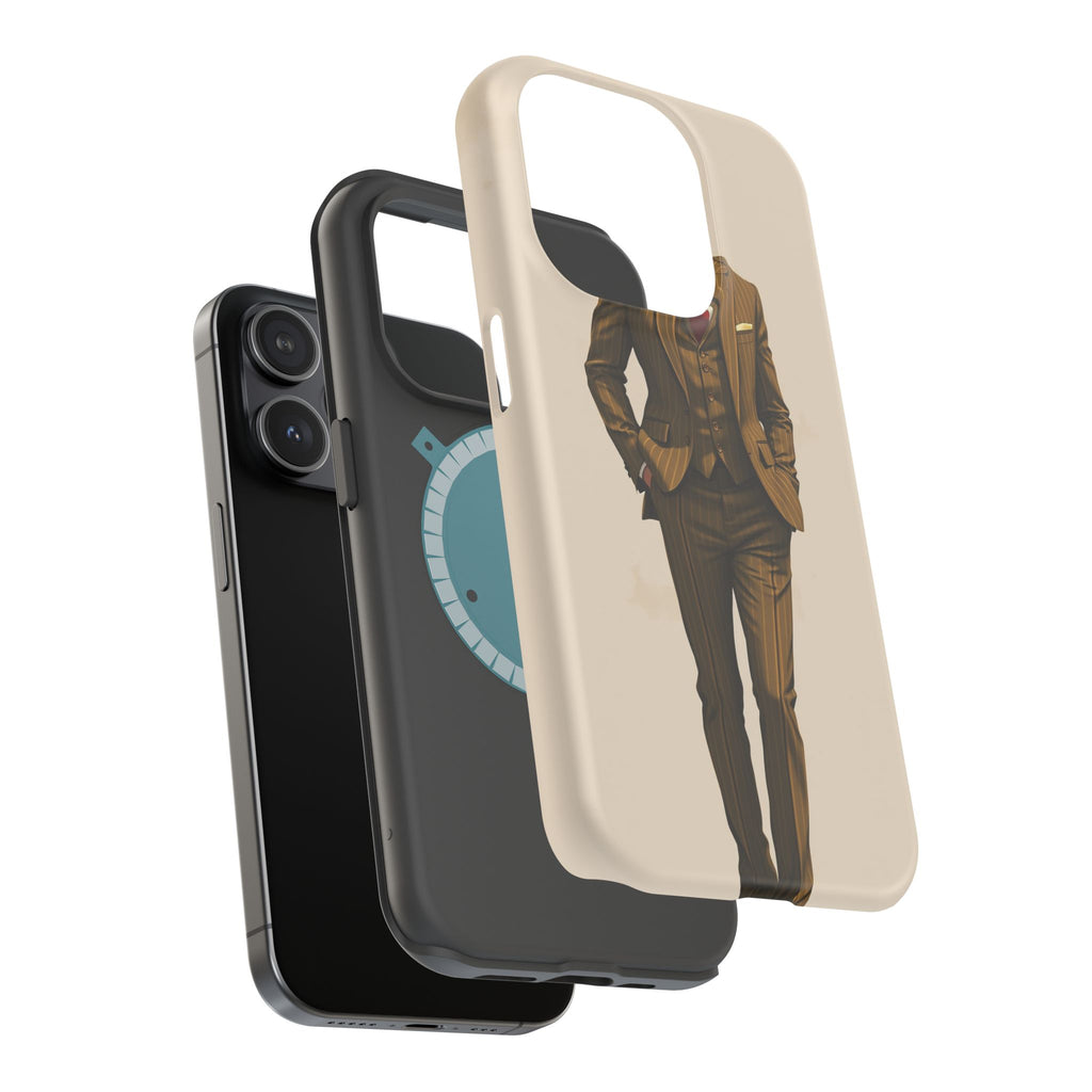 iPhone Pinstripe Suit Grunge Distressed Slim Everyday Designer Case · iPhone Cas