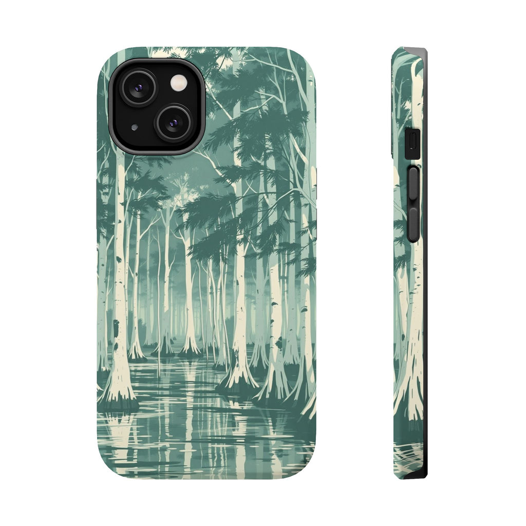 iPhone Earthy Cypress Swamp Design 19 Slim Everyday Designer Case · iPhone Case