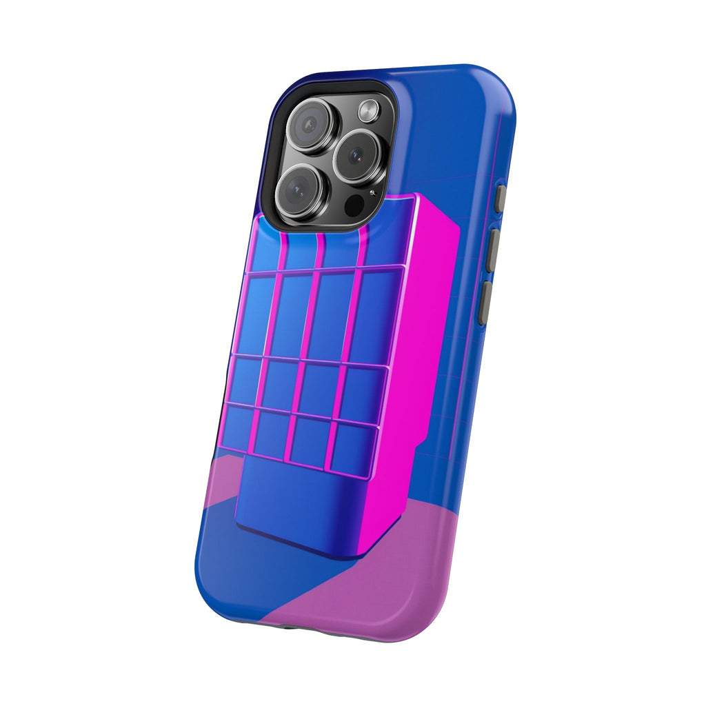 iPhone Earthy 80s Grid Synthwave Design Slim Everyday Designer Case · iPhone Cas