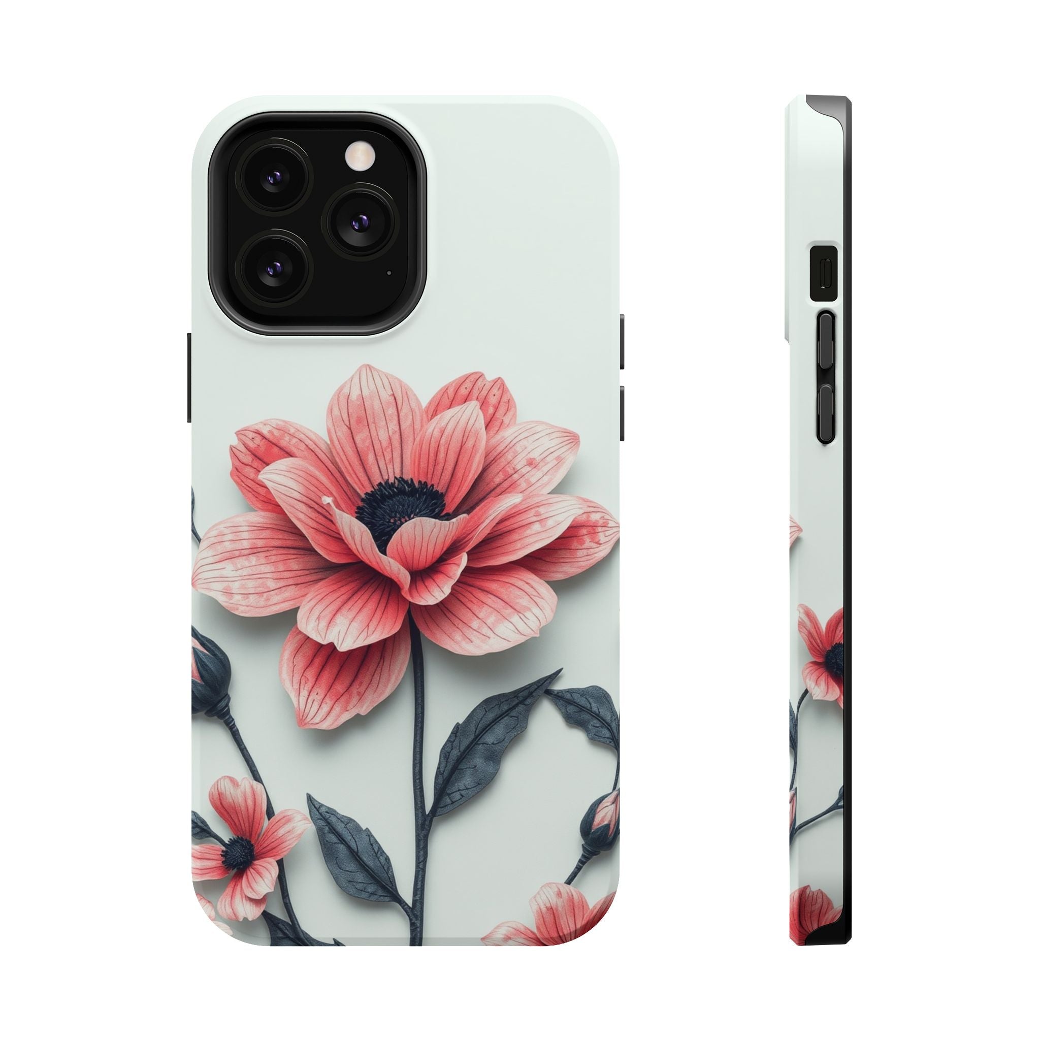 iPhone Dreamy Floral Ink Wash Design Slim Everyday iPhone 12 Designer · iPhone C