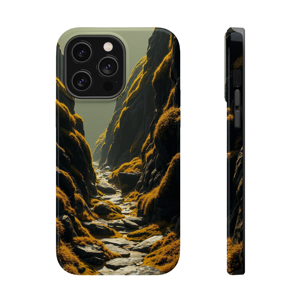 iPhone Moss Covered Rocks Enchanted Art Slim Everyday iPhone 14 · iPhone Case