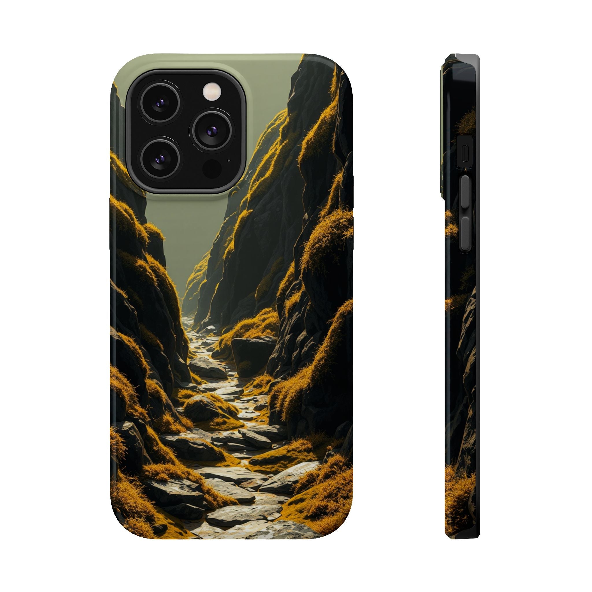 iPhone Moss Covered Rocks Enchanted Art Slim Everyday iPhone 14 · iPhone Case