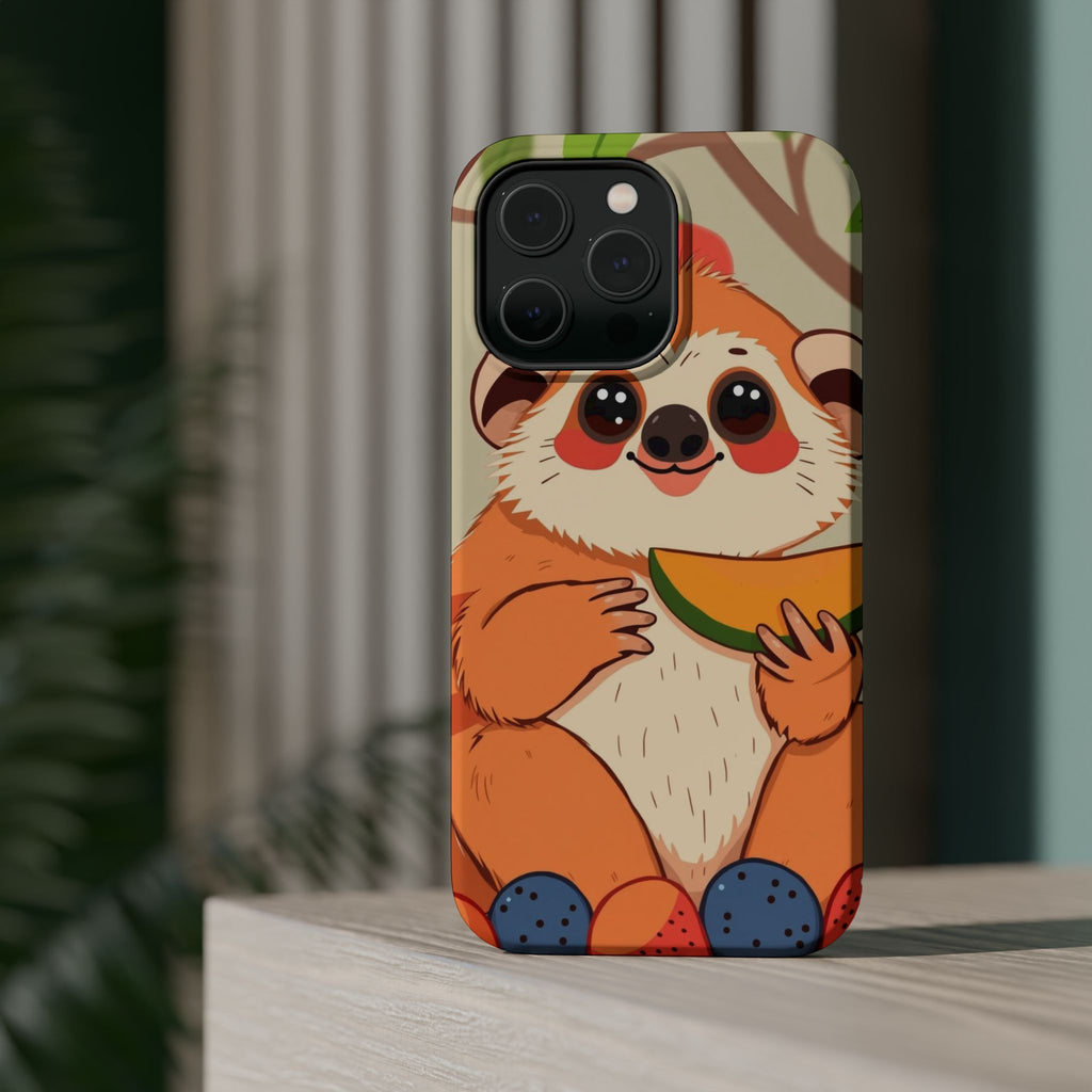 iPhone Slow Loris with Fruit Kids Fun iPhone Phone Case Gift Slim · iPhone Case