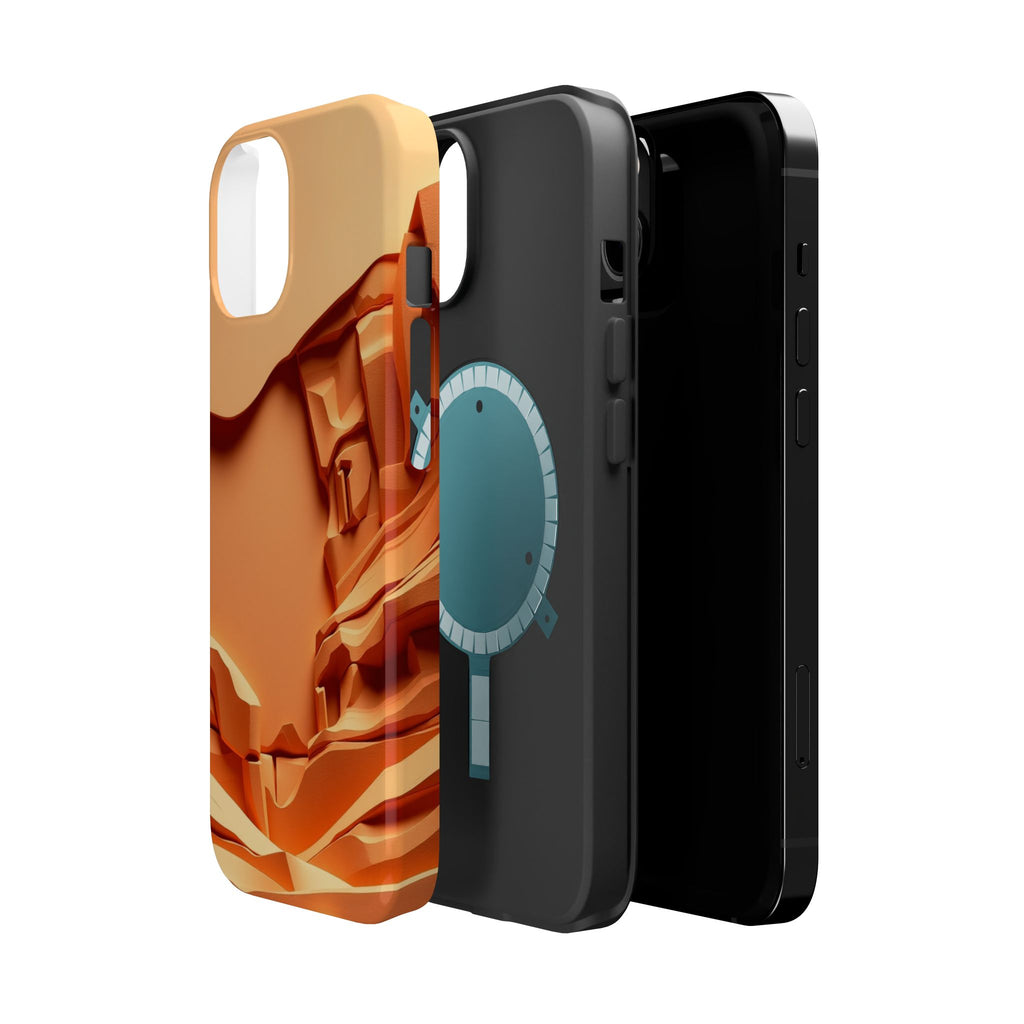iPhone Burnt Orange And Sand Canyon Wall Slim Everyday iPhone 12 · iPhone Case
