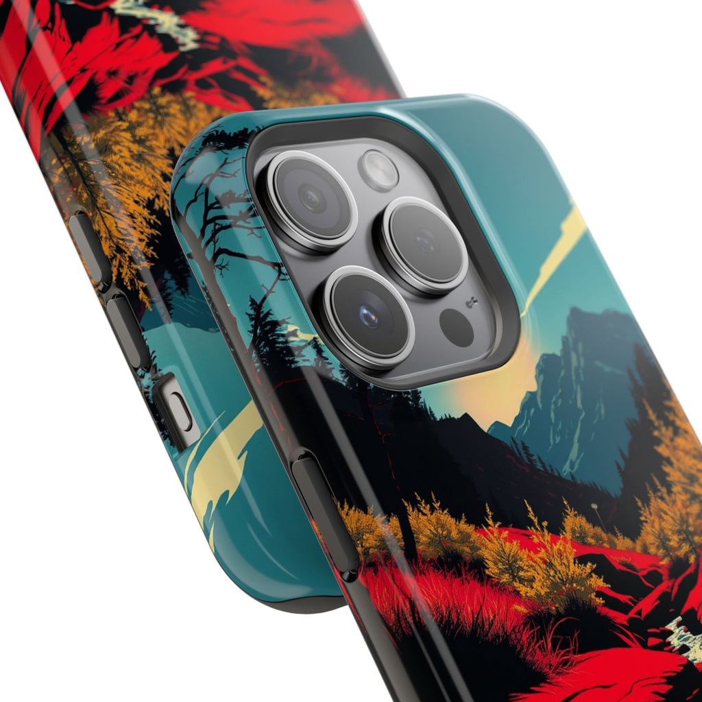 iPhone Earthy Spring Creek Design Bold Modern Everyday Snap Case · iPhone Case
