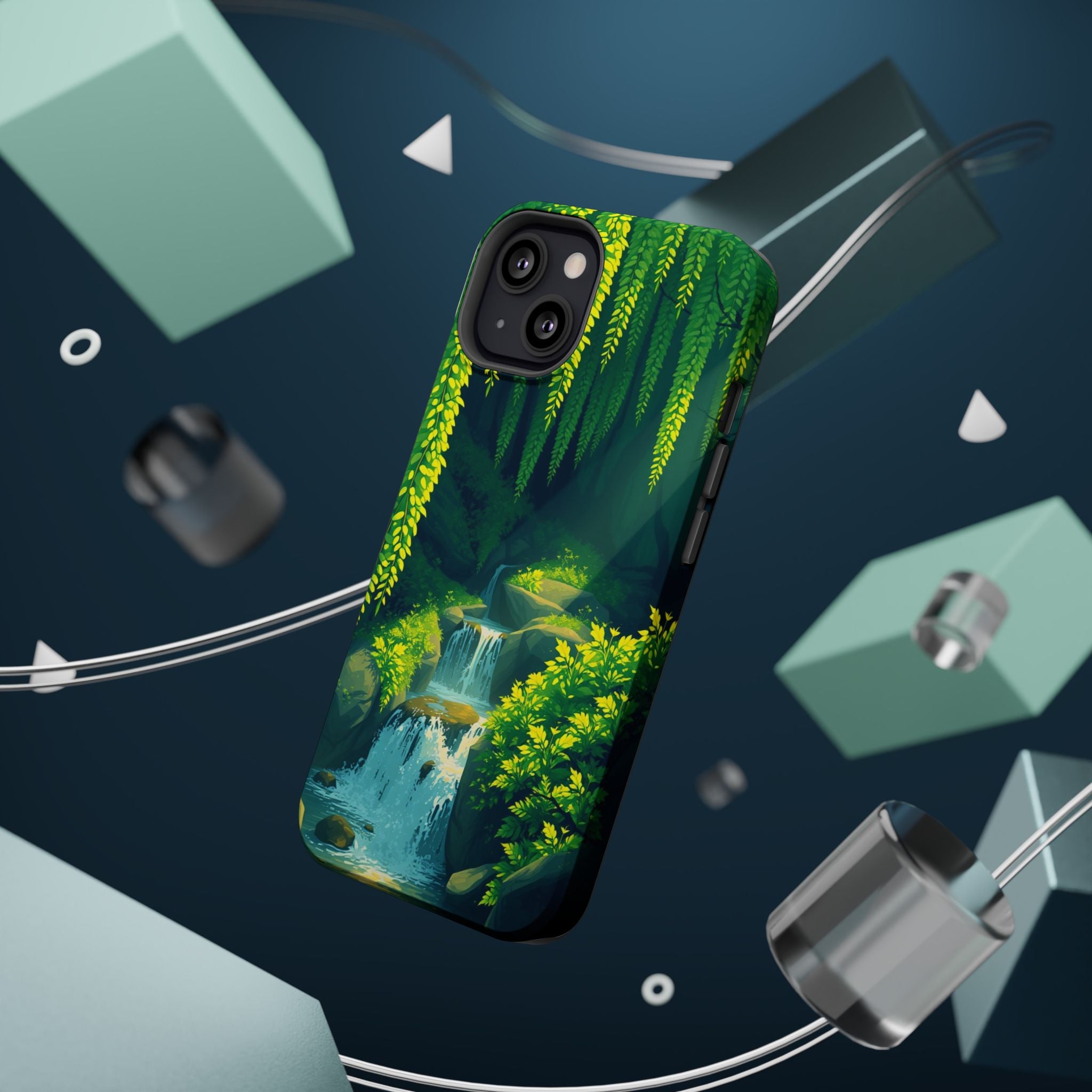 iPhone Earthy Wisteria Cascade Design Slim Everyday iPhone 13 Designer · iPhone