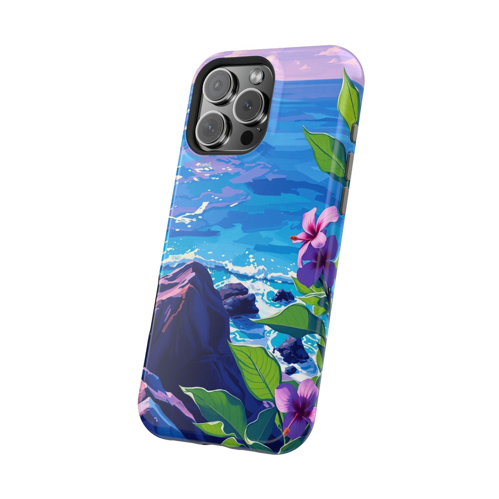 iPhone Hibiscus Coast Enchanted Art Slim Everyday Designer Case · iPhone Case