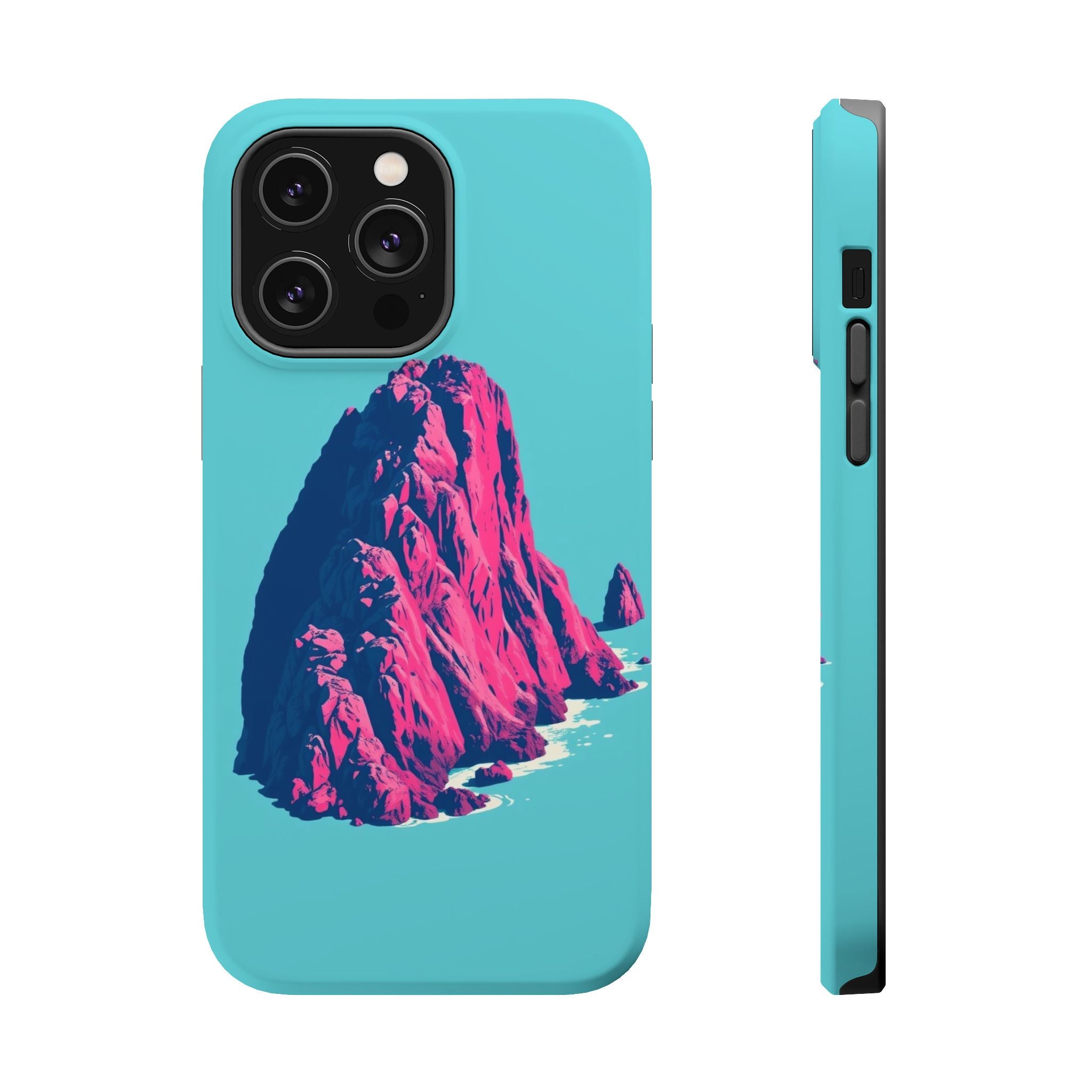 iPhone Rocky Coastline Pop Art Bold Slim Everyday Designer Case · iPhone Case