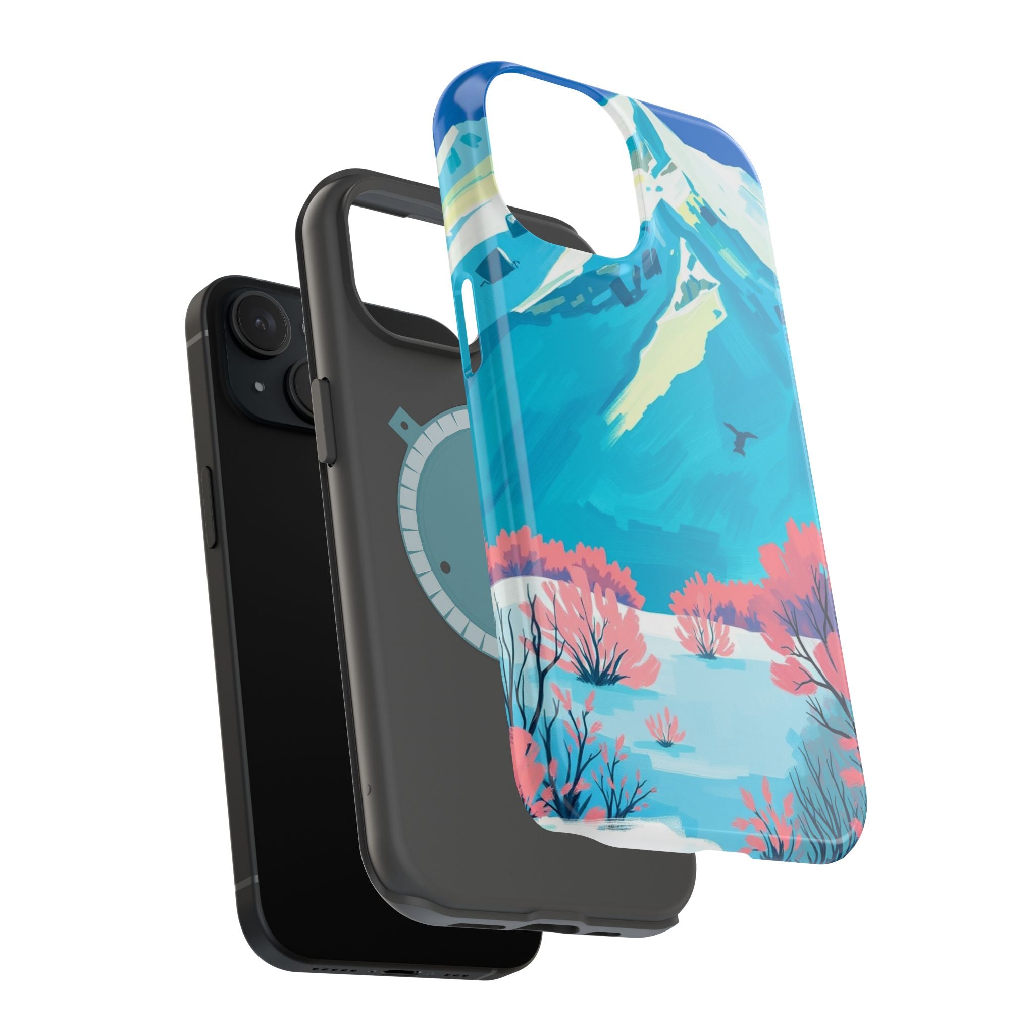 iPhone Snow Field Electric Art Slim Everyday Designer Case · iPhone Case