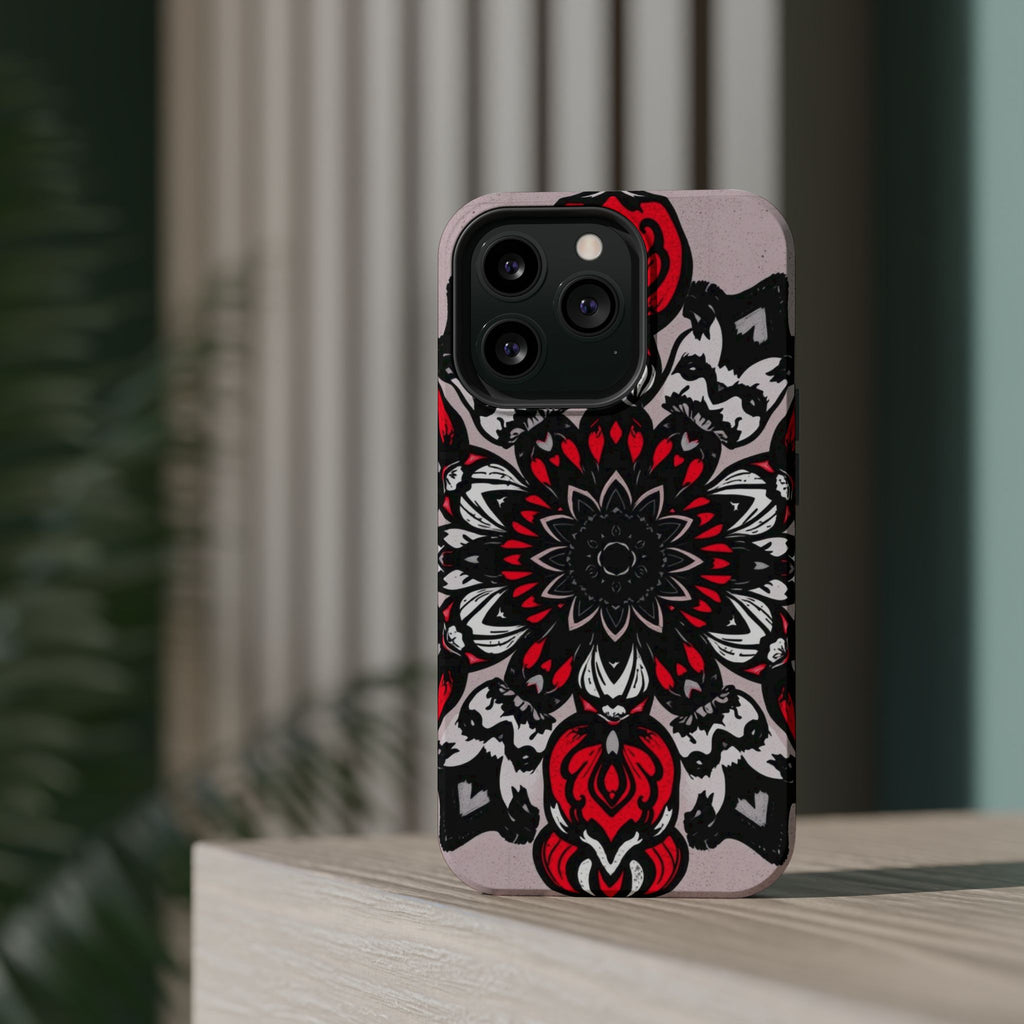 iPhone Floral Mandala Bold Art Slim Everyday Designer Case · iPhone Case