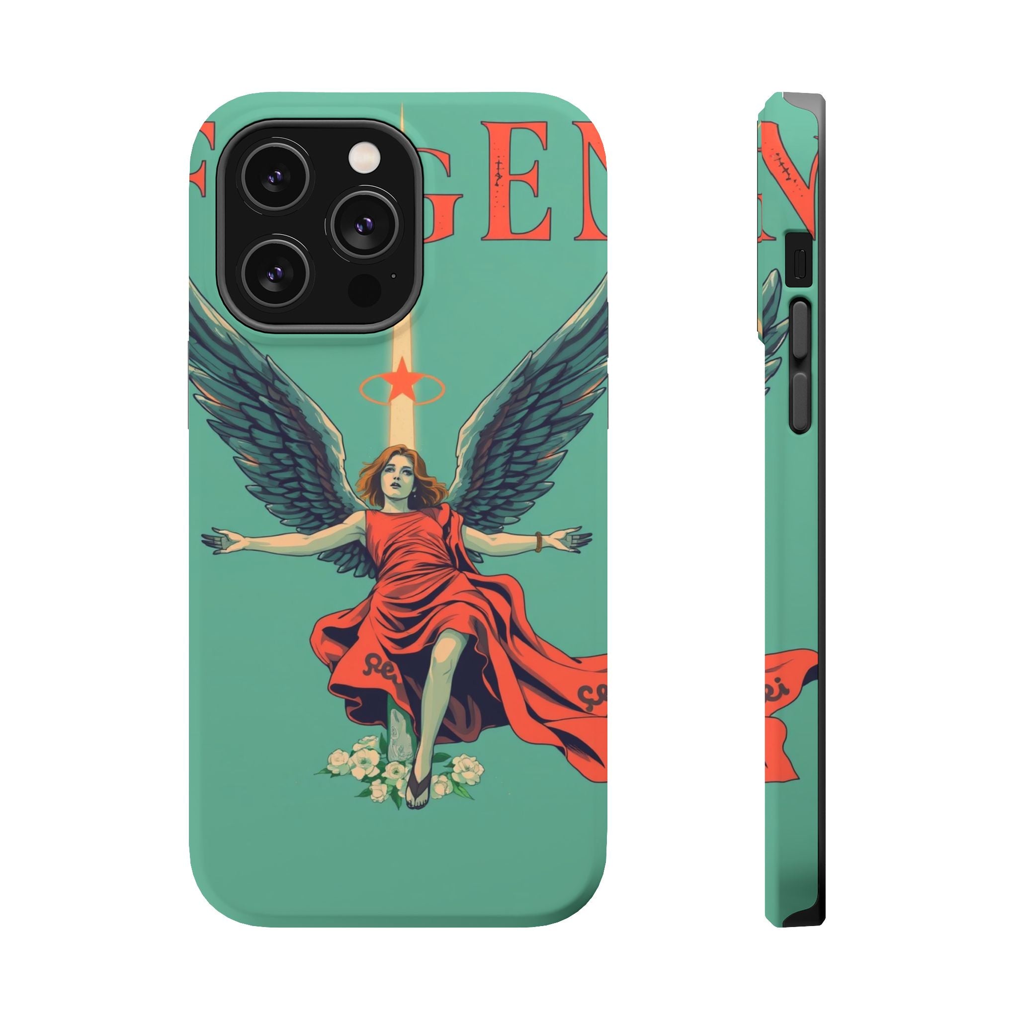 iPhone Radiant Fallen Angel Design Bold Modern Everyday Snap Case · iPhone Case