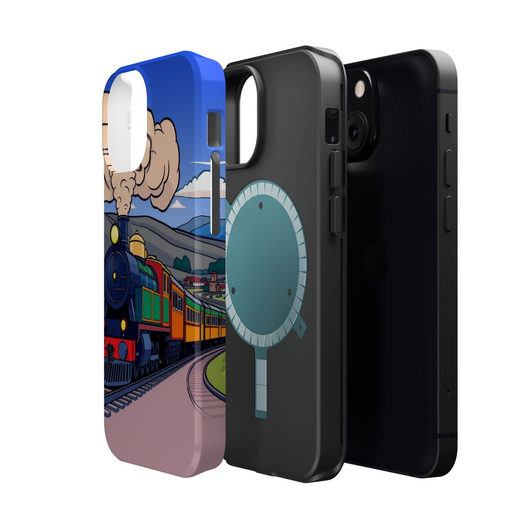 iPhone Steam Locomotive Puff Kids Fun iPhone Phone Case Gift Slim · iPhone Case