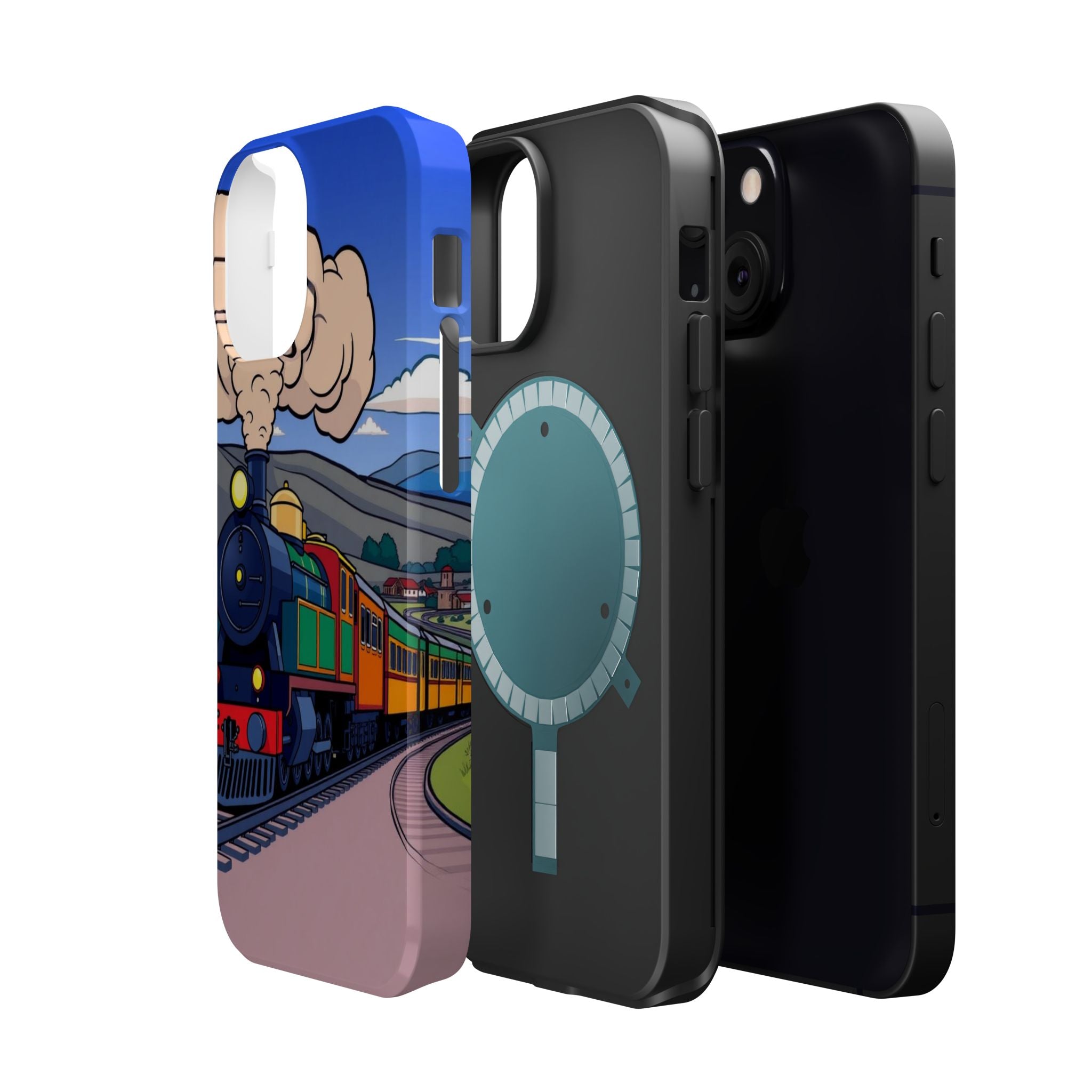 iPhone Steam Locomotive Puff Kids Fun iPhone Phone Case Gift Slim · iPhone Case