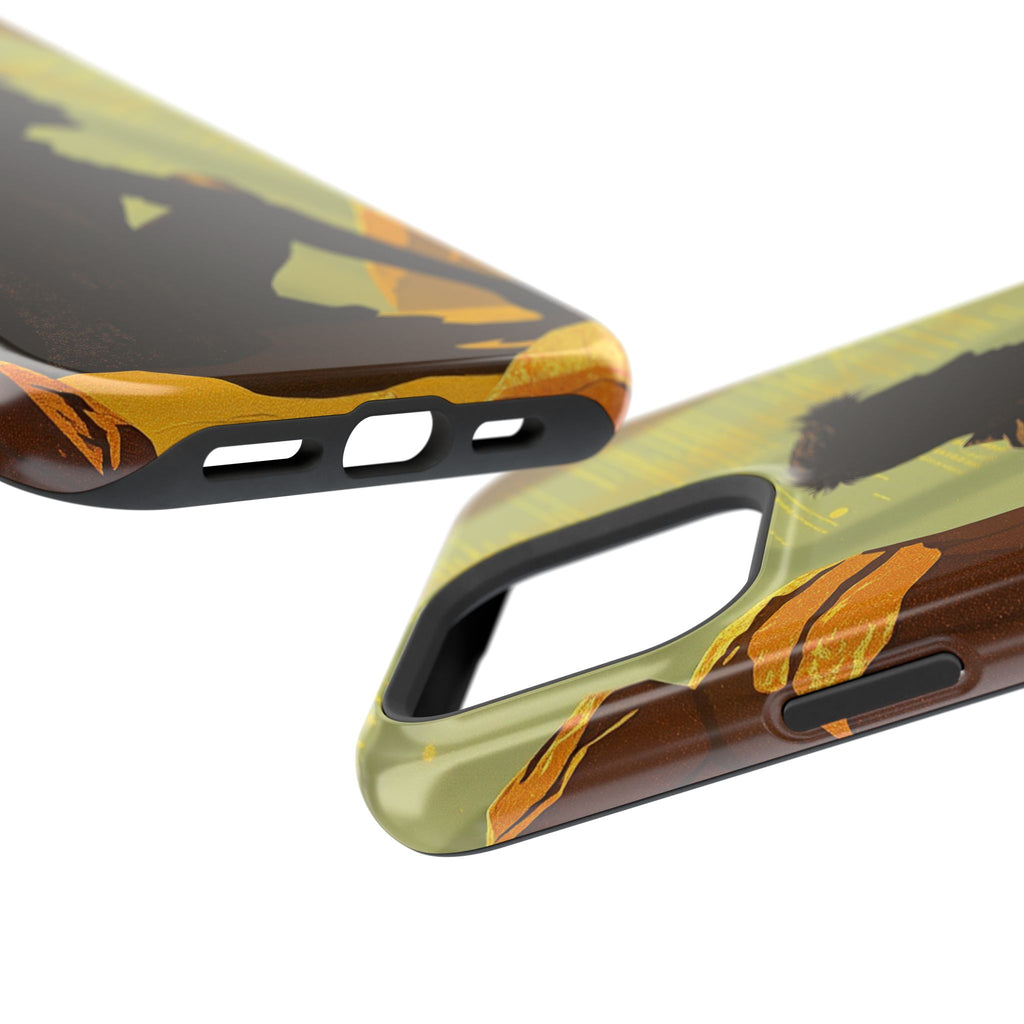 iPhone Mustard And Rust Overthinking Again Slim Everyday Designer Case · iPhone