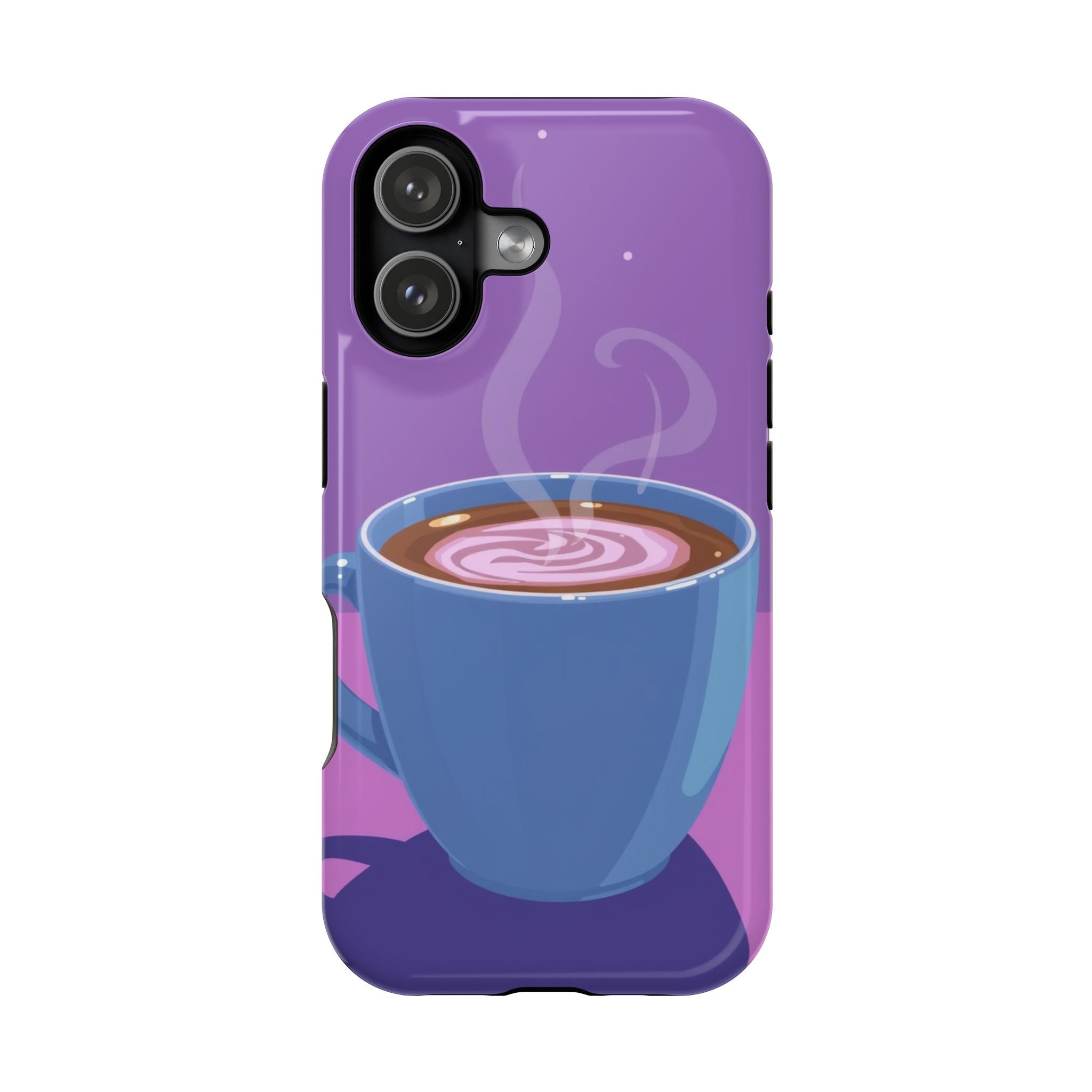 iPhone Emotional Support Coffee Pixel Art -Bit Soft Finish Everyday Case · iPhon