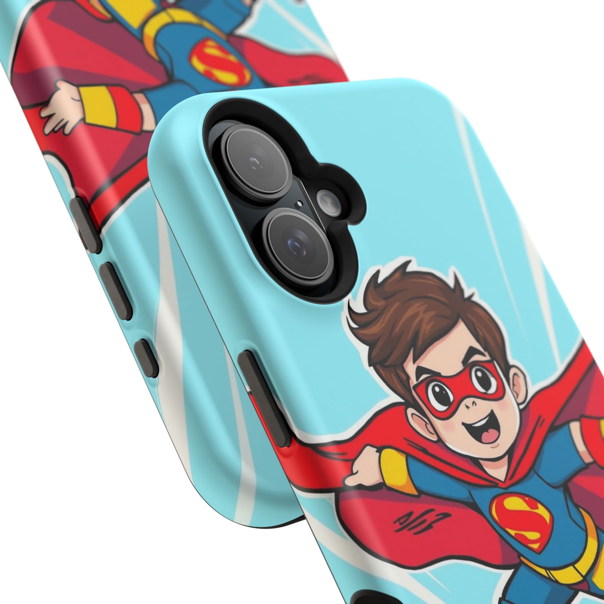 iPhone Kid Superhero Flying Kids Fun iPhone Phone Case Gift Slim · iPhone Case