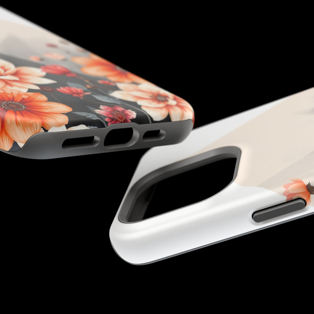 iPhone Floral Geometric Vibrant Design Slim Snap Case · iPhone Case