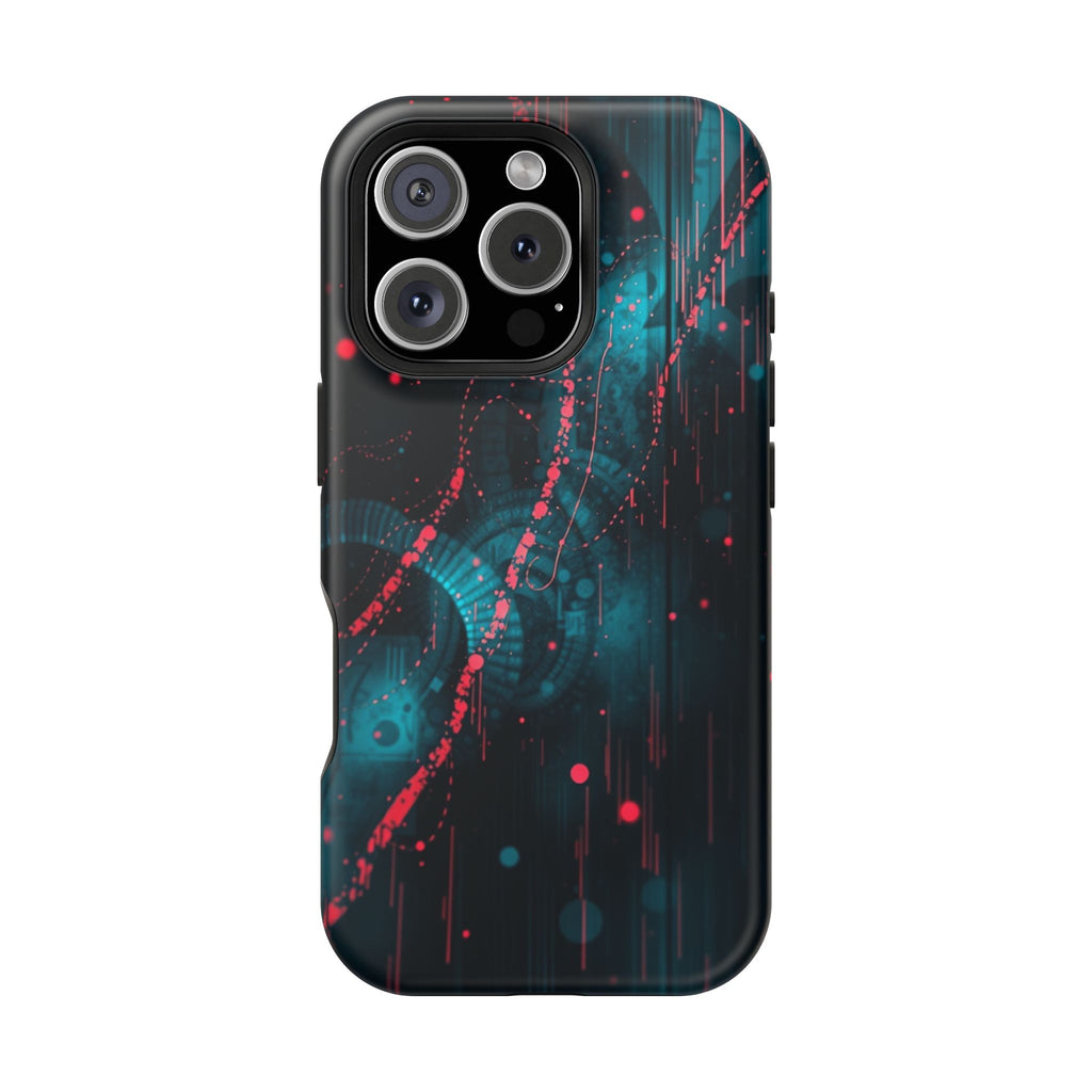 iPhone Digital Noise Cinematic Art Bold Modern Everyday Snap Case · iPhone Case