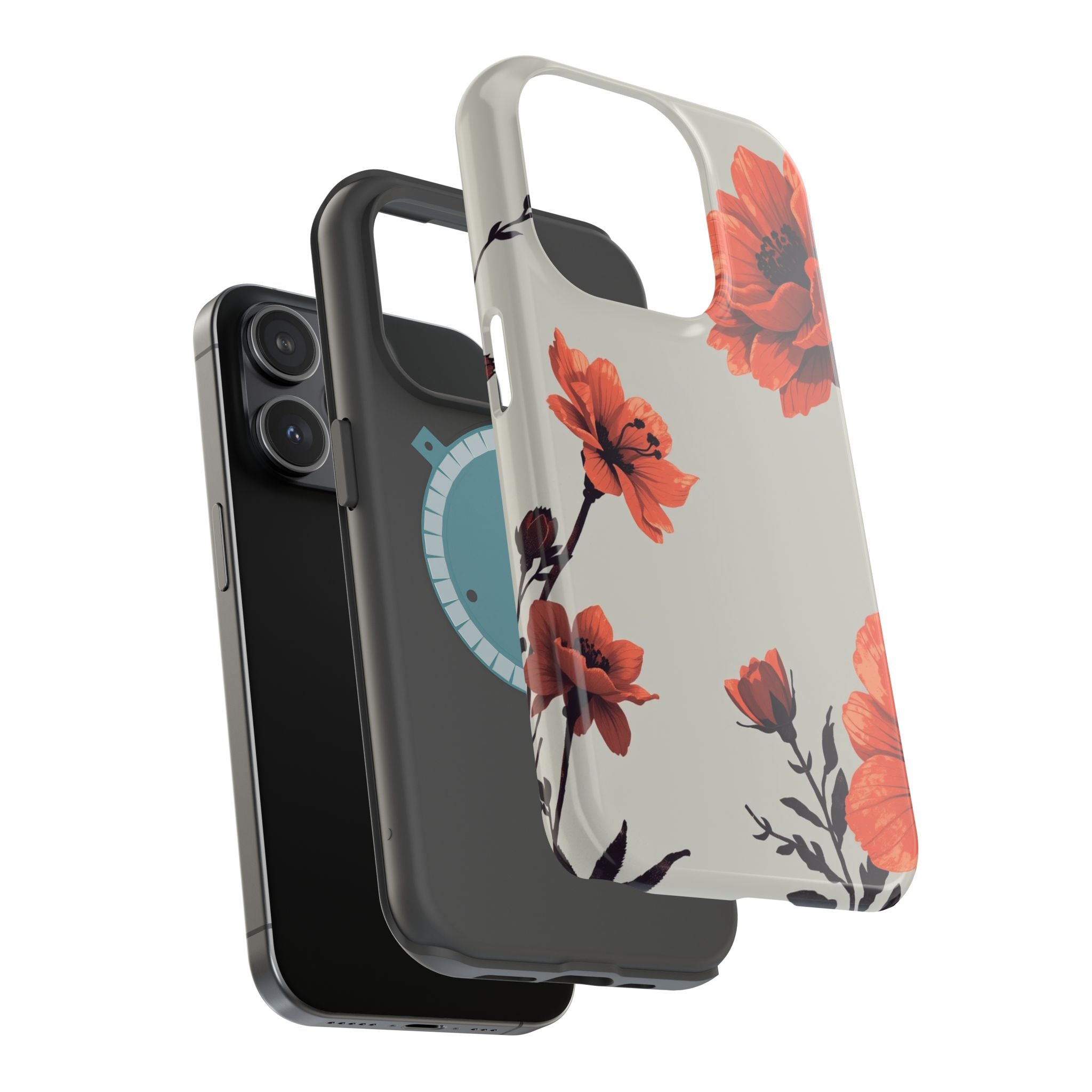 iPhone Dreamy Floral Ink Wash Design Slim Everyday iPhone 13 Designer · iPhone C