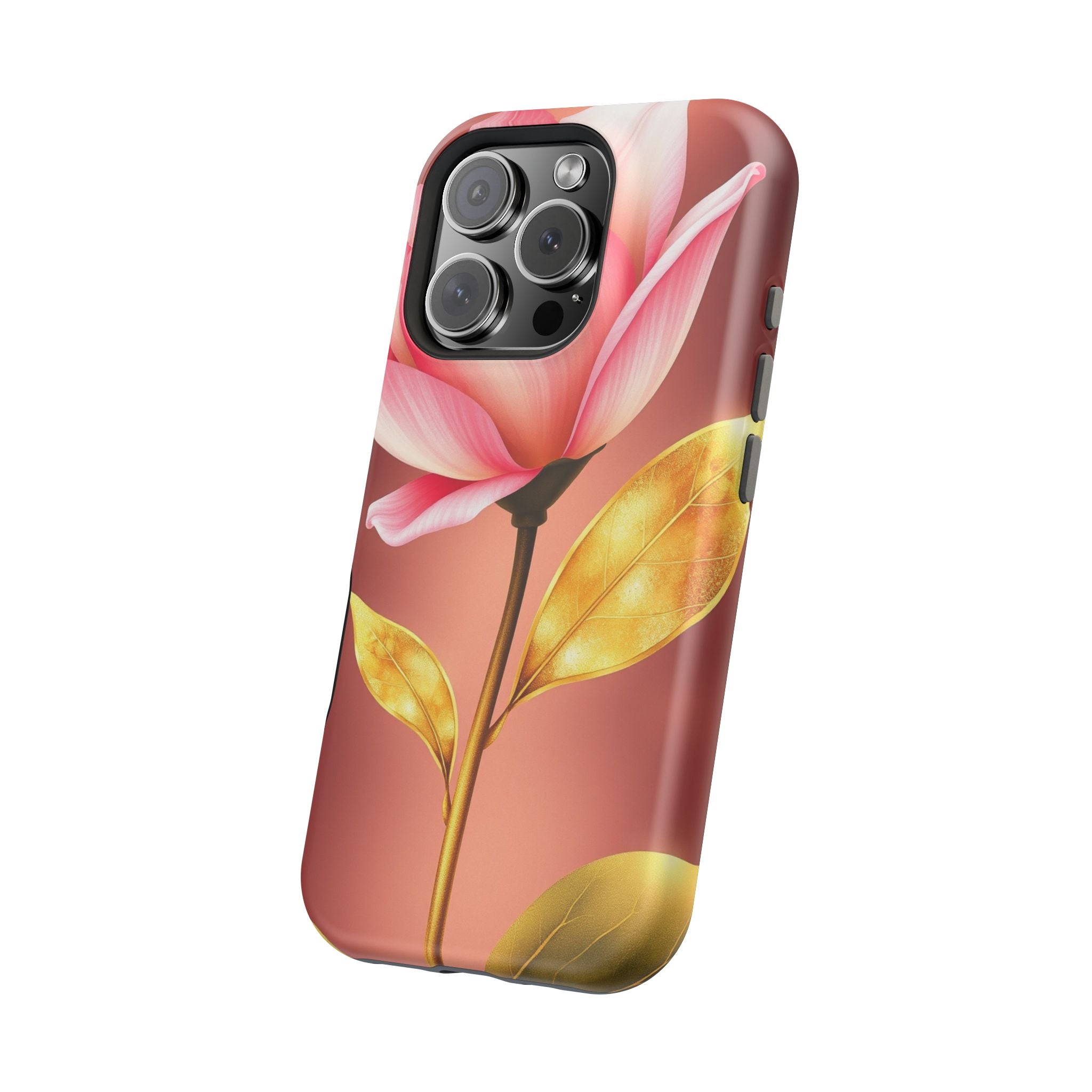 iPhone Dreamy Bloom and Leaf Design 14 Slim Everyday Designer Case · iPhone Case