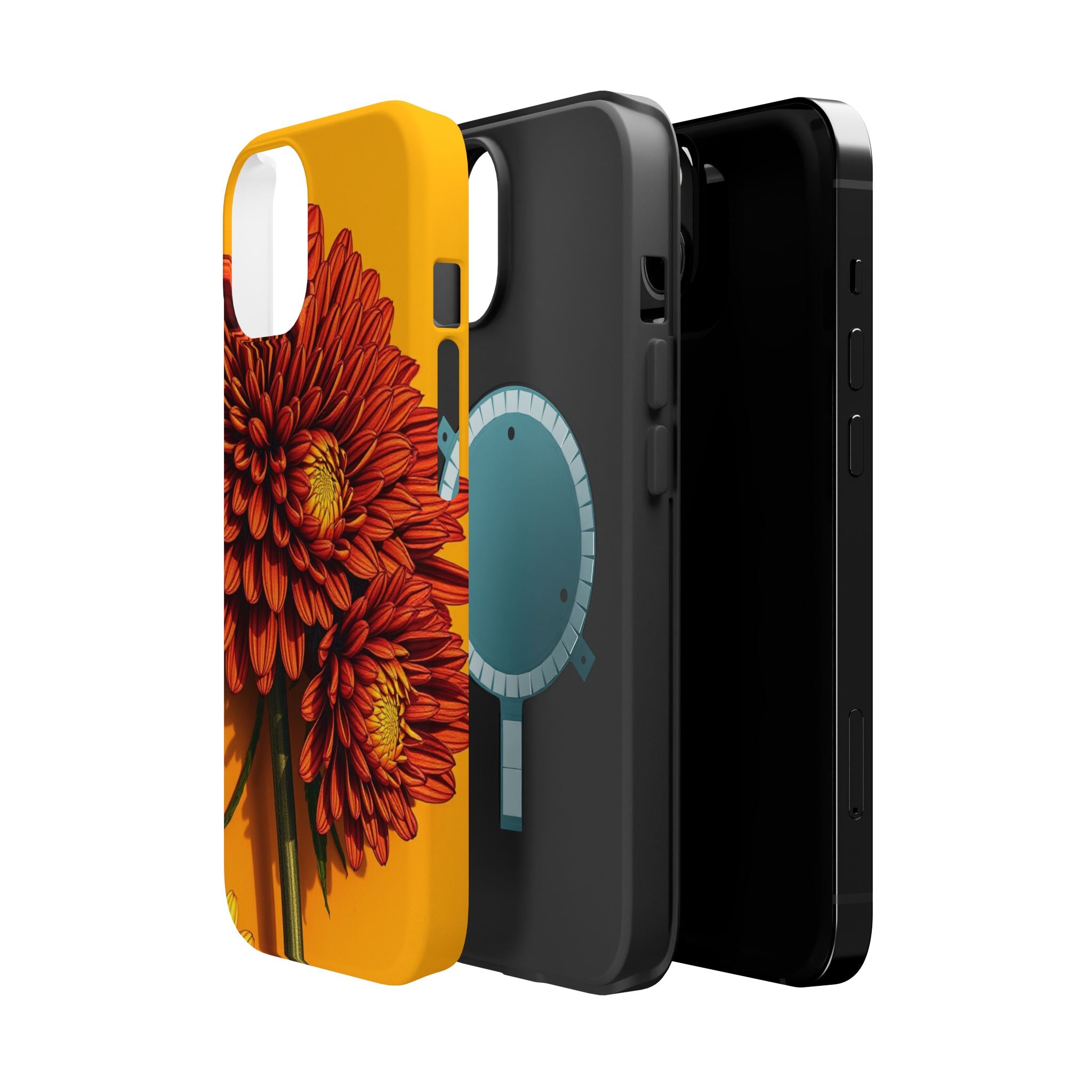 iPhone Mustard And Rust Ranunculus Stack Slim Everyday iPhone 14 · iPhone Case