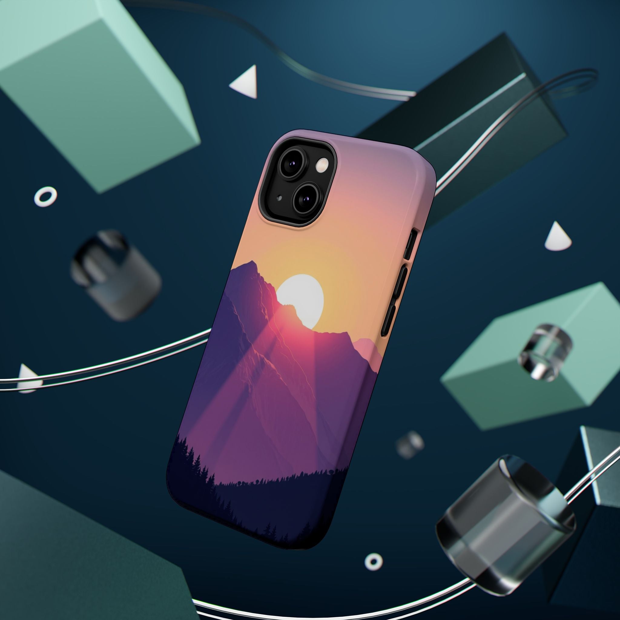 iPhone Lavender And Pearl Mountain at Sunrise Slim iPhone Everyday · iPhone Case