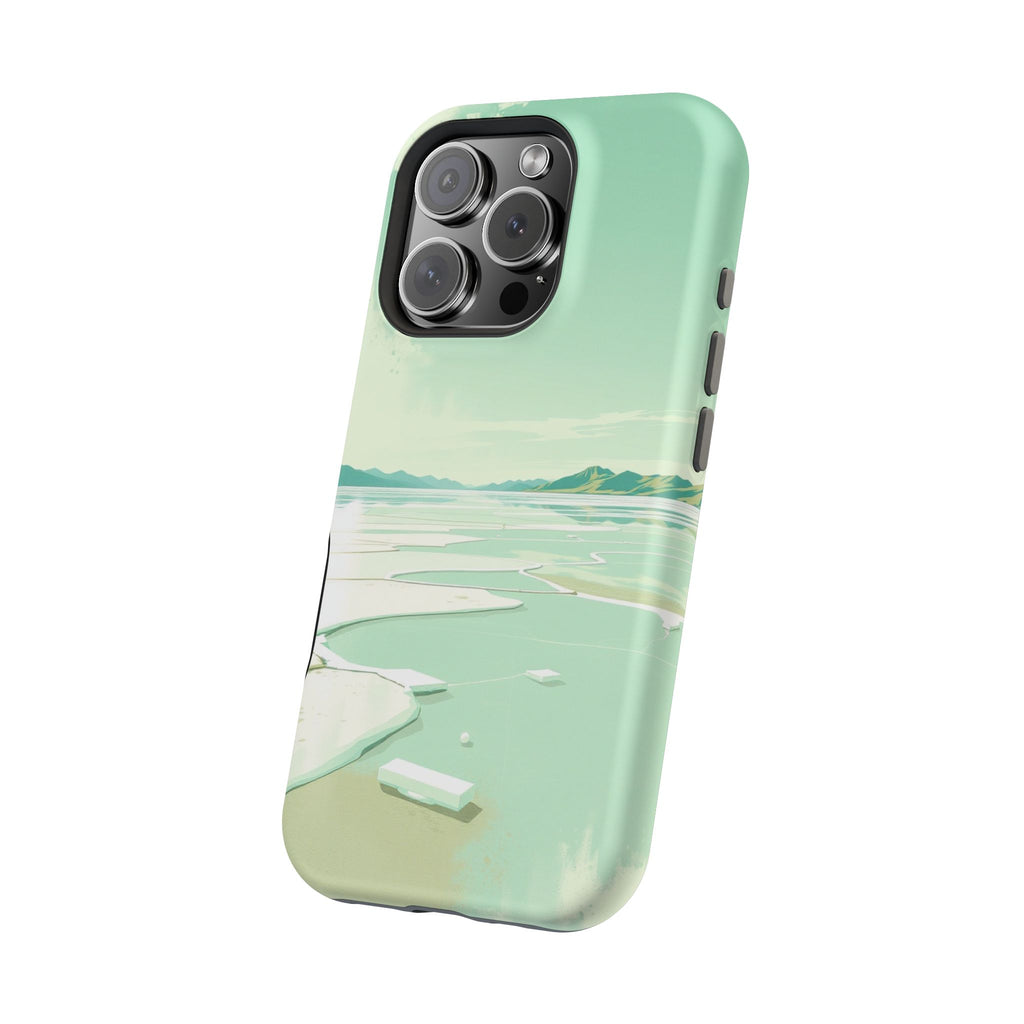 iPhone Vibrant Salt Flat Mirror Design Slim Everyday Designer Case · iPhone Case