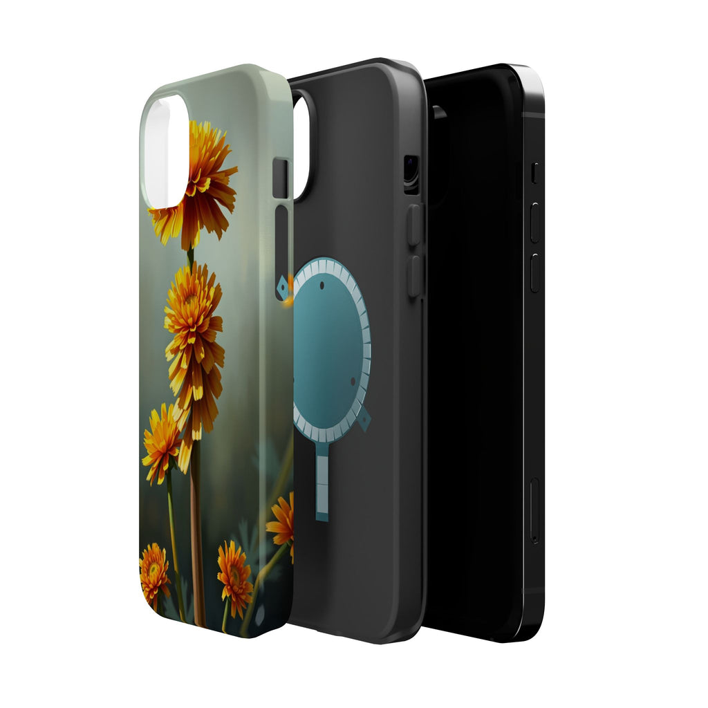 iPhone Ranunculus Stack Electric Art Slim Everyday Designer Case · iPhone Case