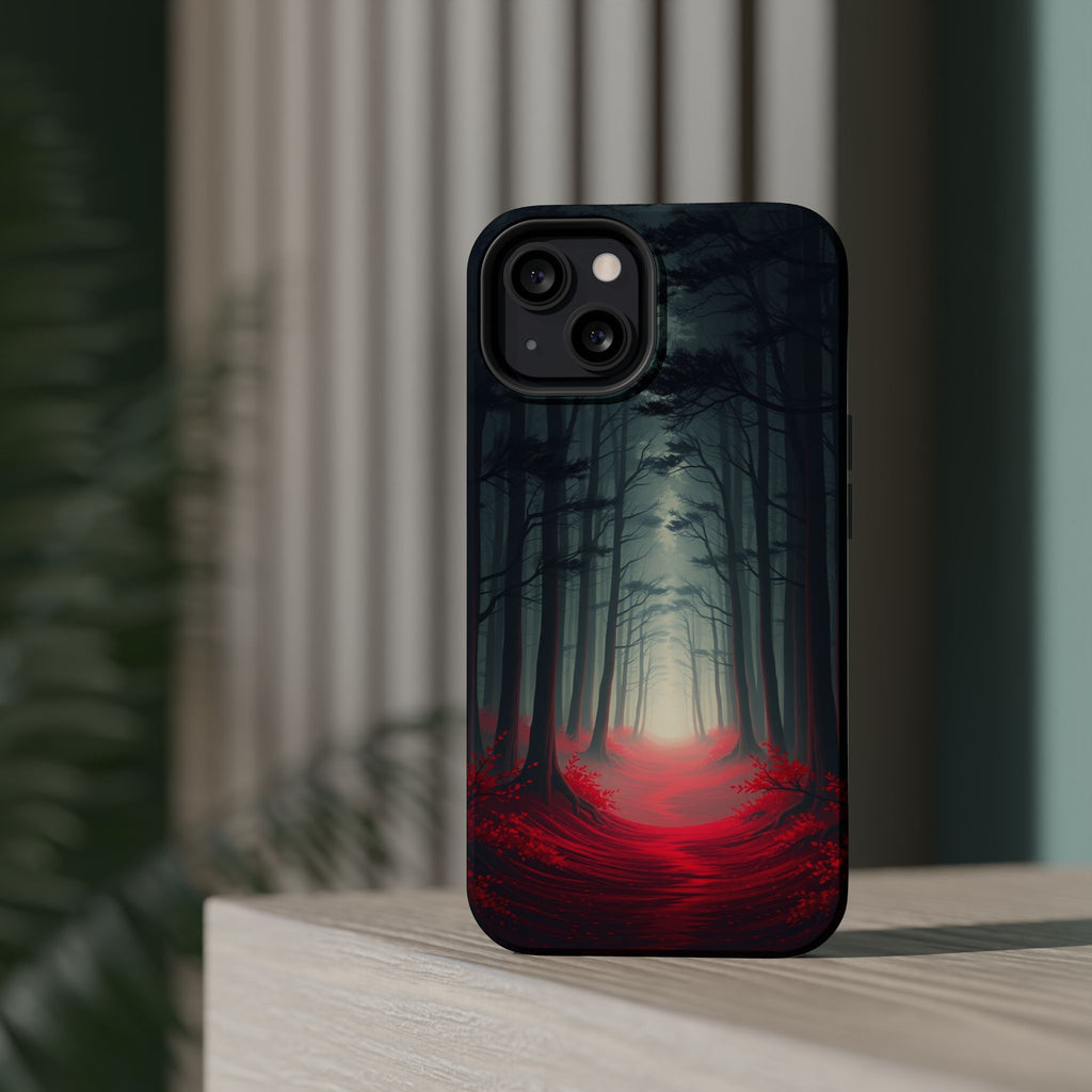 iPhone Dreamy Misty Forest Path Design Slim Everyday Designer Case · iPhone Case