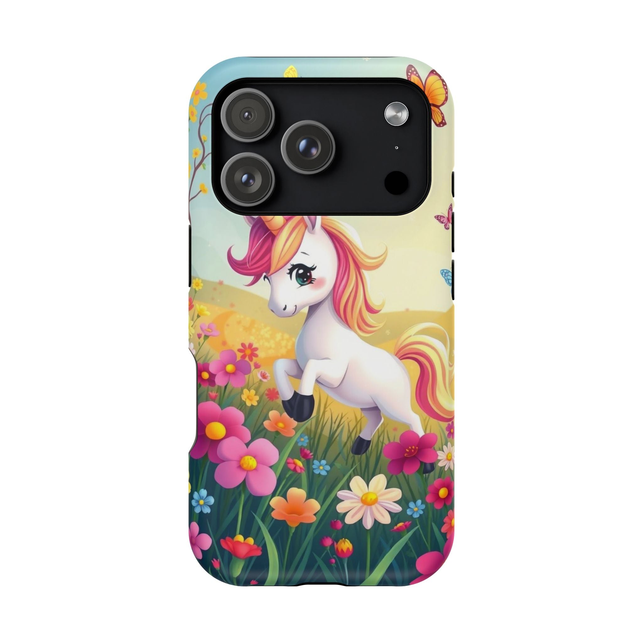 iPhone Magical Meadow Unicorn Kids Fun iPhone Phone Case Gift Slim · iPhone Case
