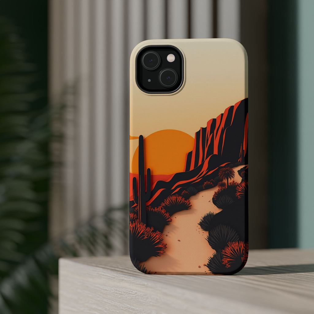 iPhone Serene Mesa Sunset Design 12 Slim Everyday Designer Case · iPhone Case