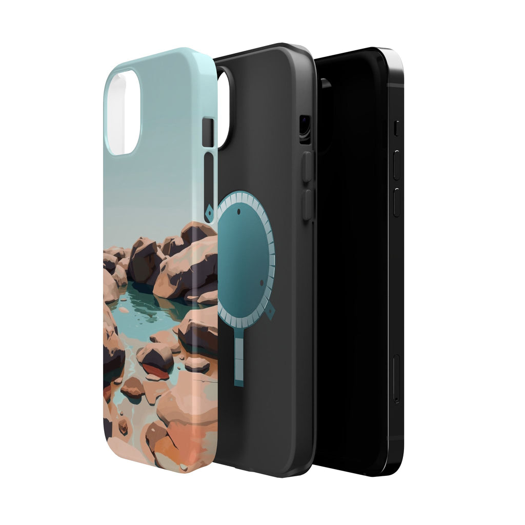 iPhone Tidal Pool Oil Painting Impressionist Slim iPhone Everyday · iPhone Case