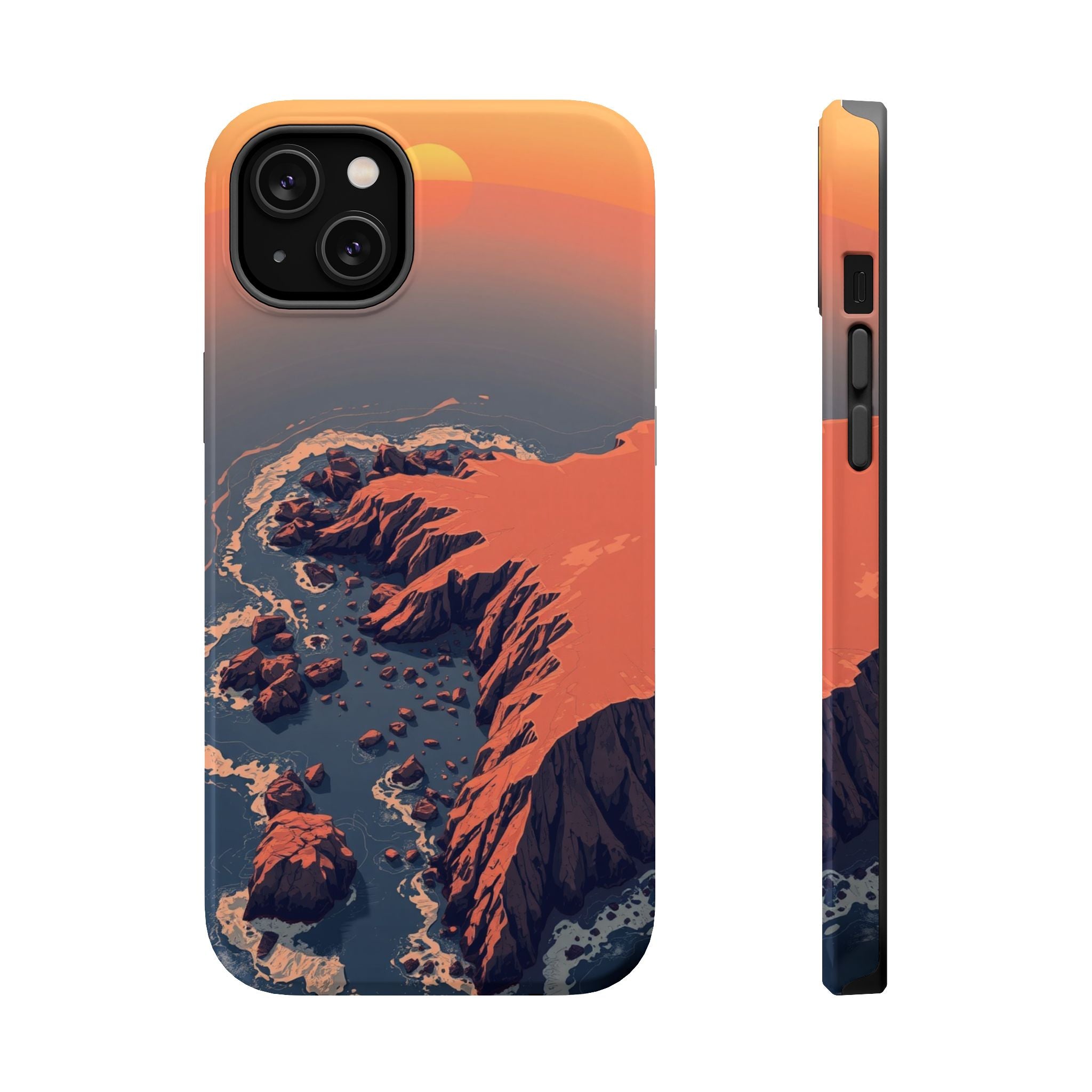 iPhone Earthy Shoreline Aerial Design Slim Everyday iPhone 19 Designer · iPhone