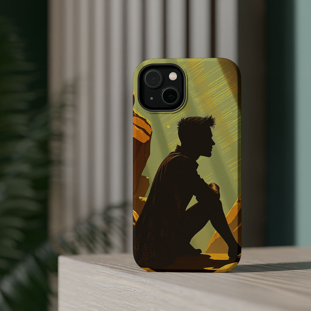 iPhone Mustard And Rust Overthinking Again Slim Everyday Designer Case · iPhone