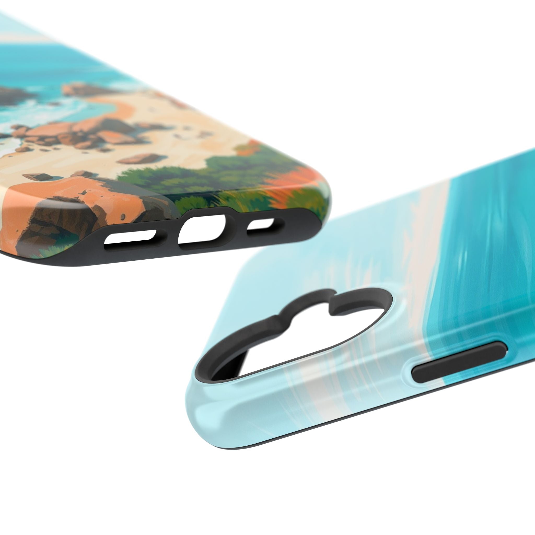 iPhone Pebble Beach Cinematic Art Bold Modern Everyday Snap Case · iPhone Case