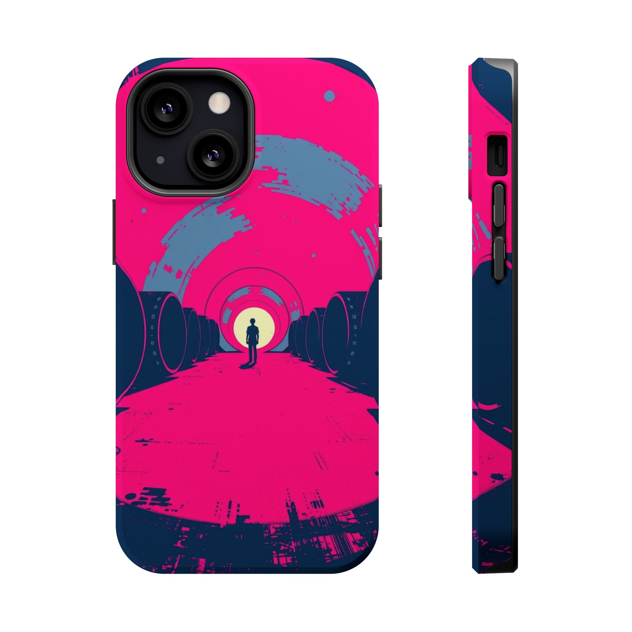 iPhone 1960s Mod Circles Bold Art Bold Modern Everyday Snap Case · iPhone Case