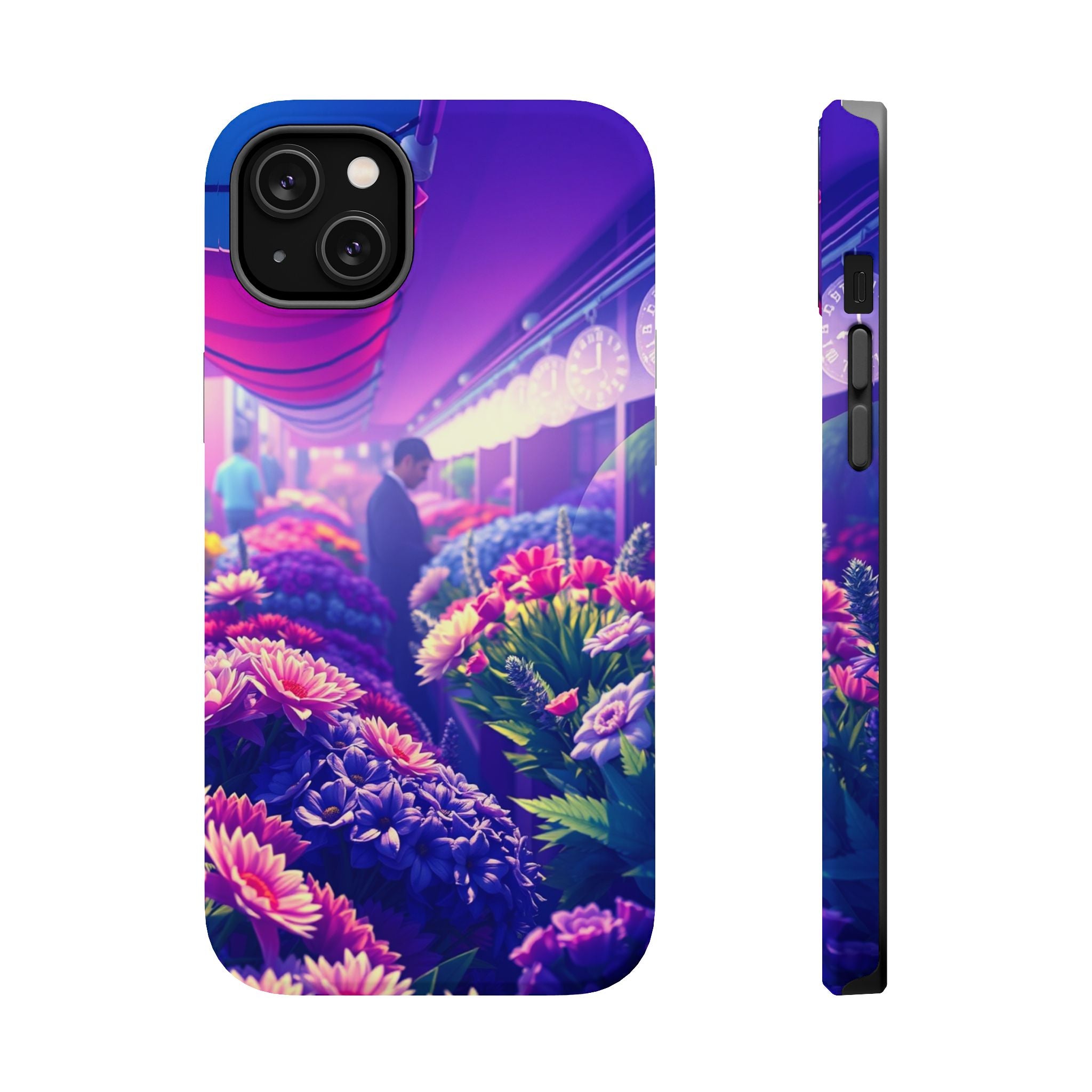 iPhone Flower Market Enchanted Art Bold Modern Everyday Snap Case · iPhone Case