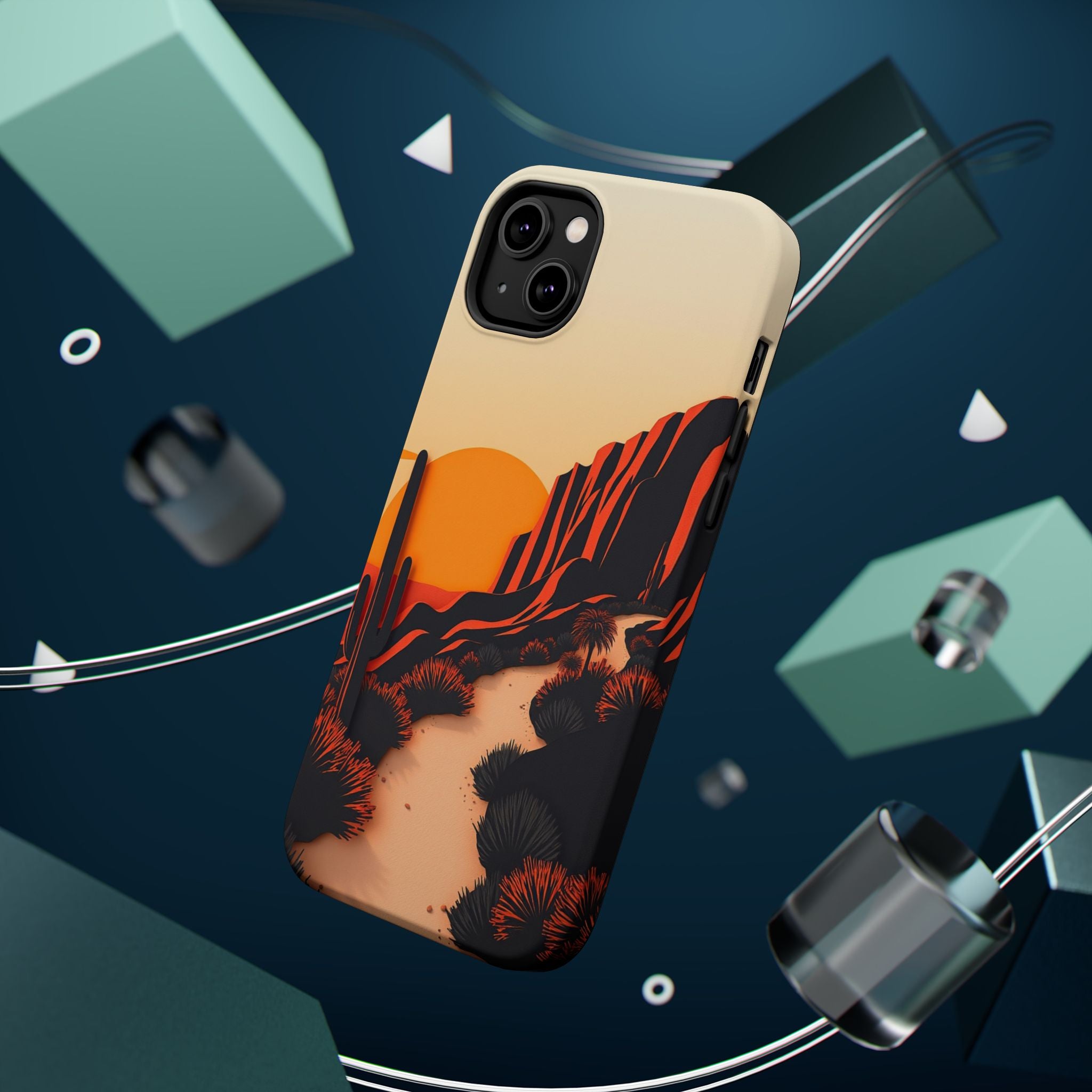 iPhone Serene Mesa Sunset Design 12 Slim Everyday Designer Case · iPhone Case