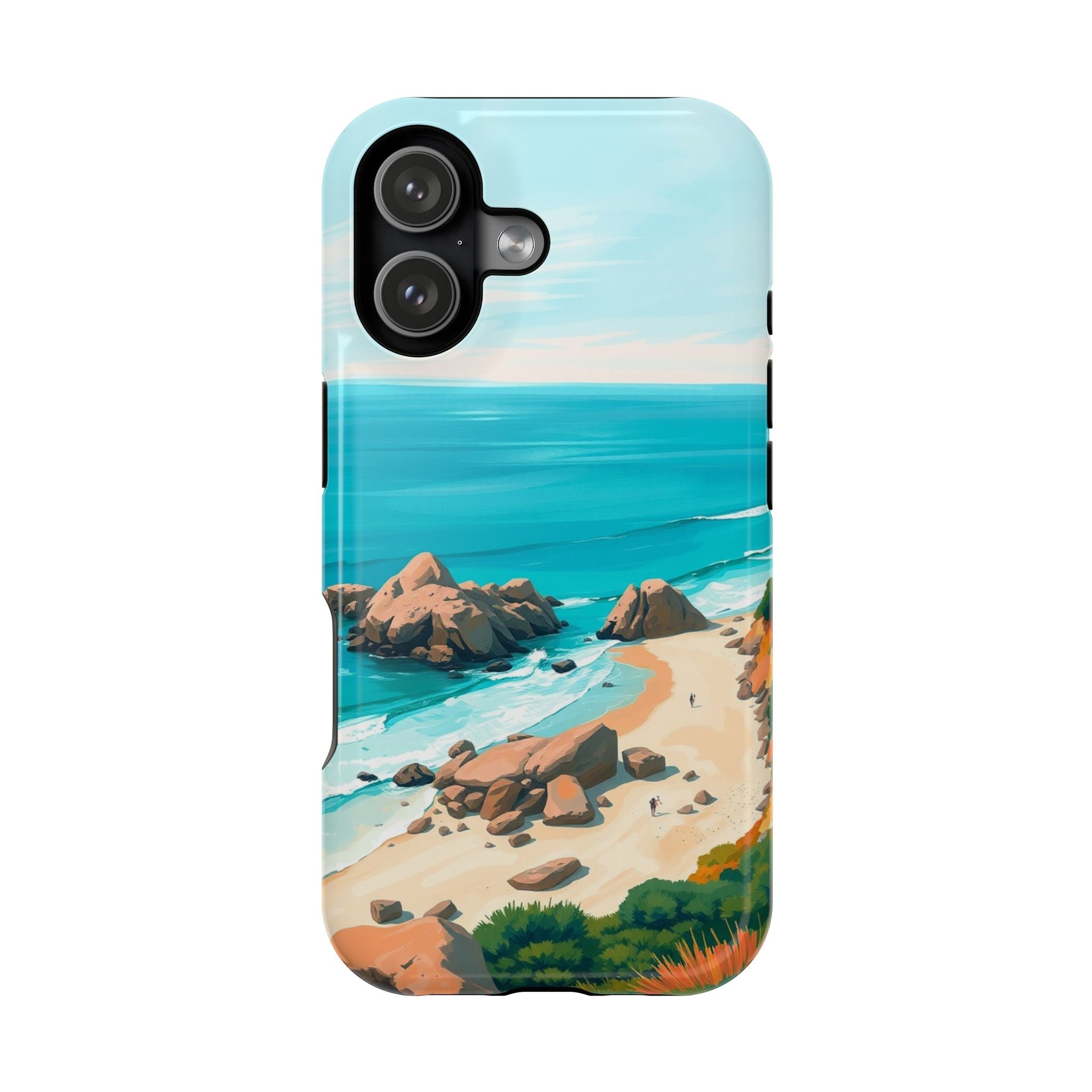 iPhone Pebble Beach Cinematic Art Bold Modern Everyday Snap Case · iPhone Case