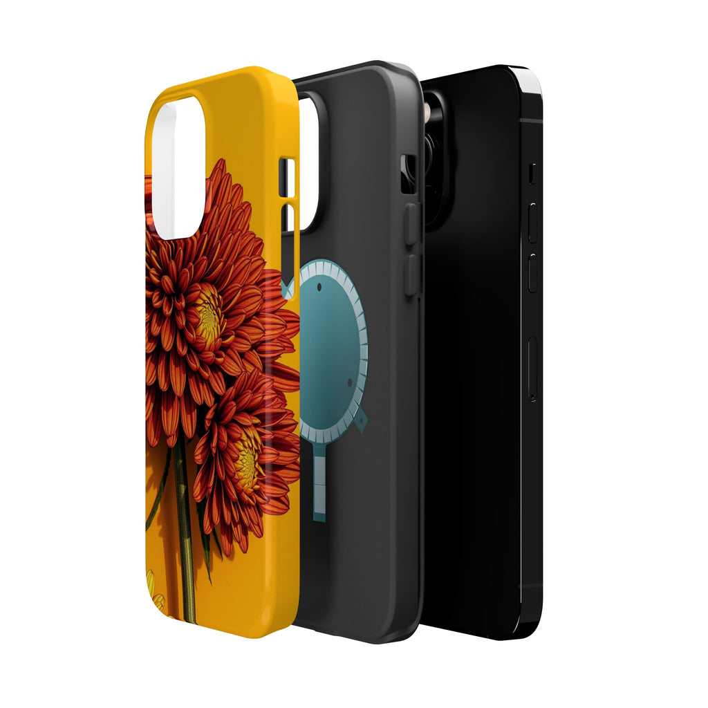 iPhone Mustard And Rust Ranunculus Stack Slim Everyday iPhone 14 · iPhone Case